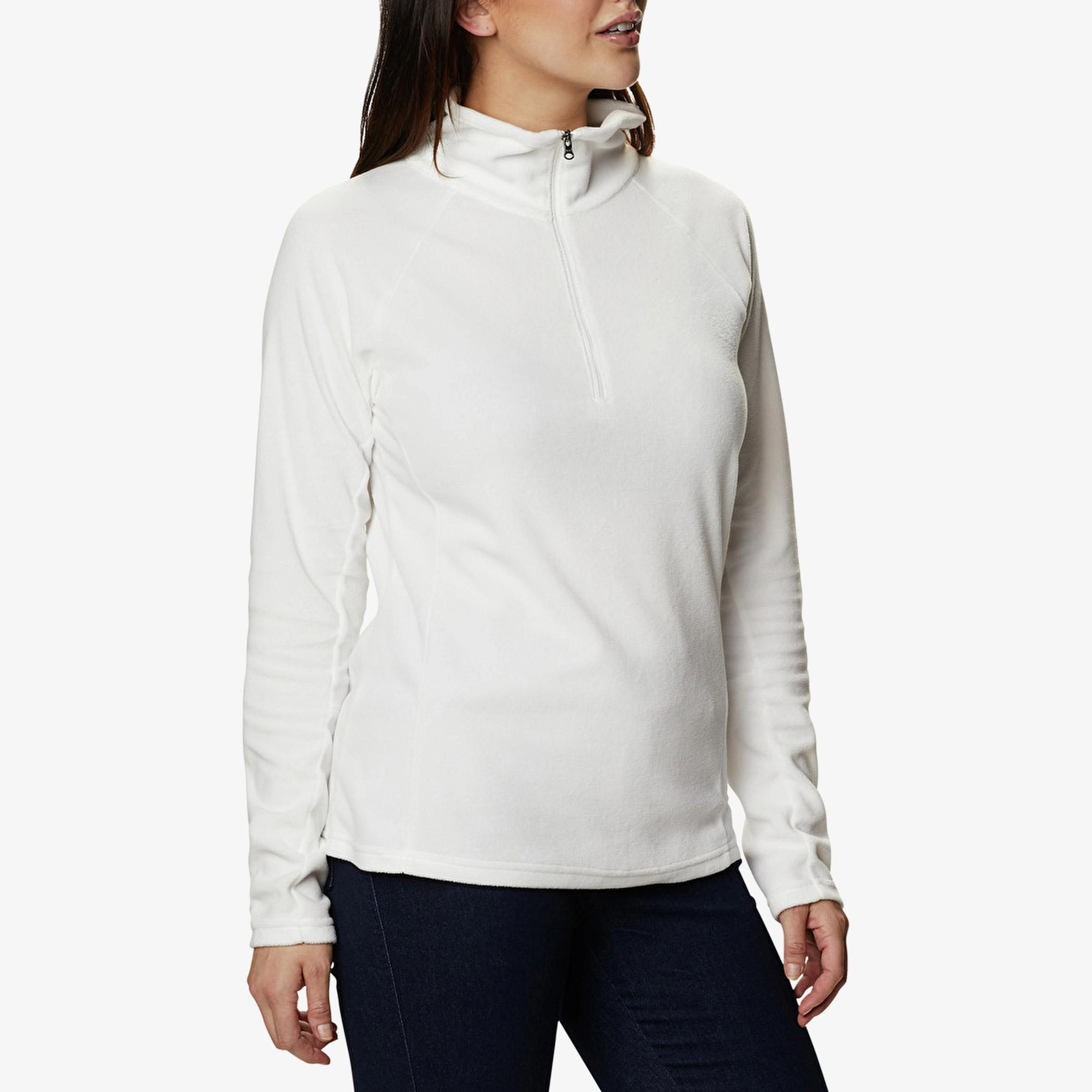Columbia Glacial 1/2 Zipped Kadın Beyaz Polar