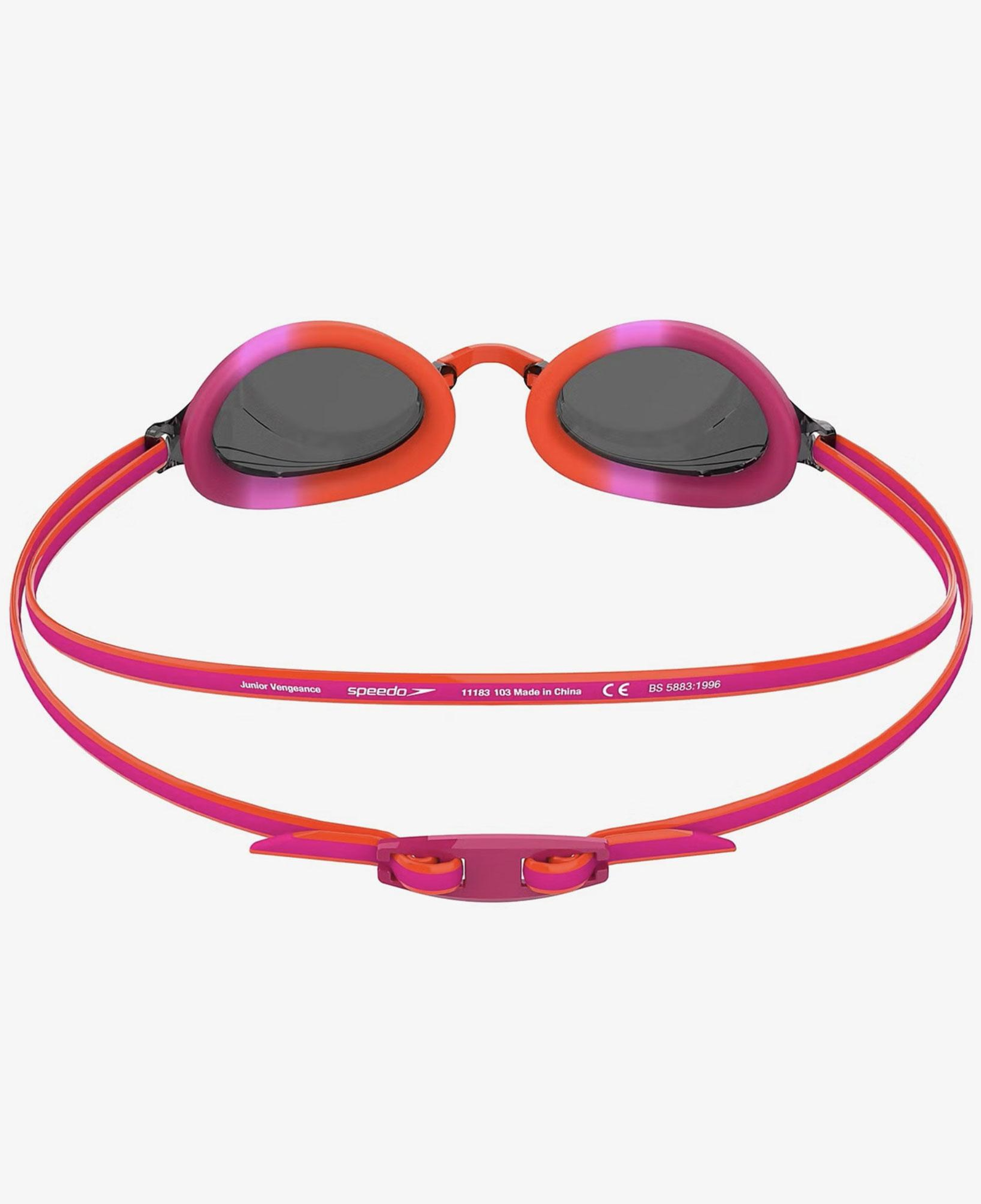 Speedo Vengeance Mirror Çocuk Pembe Yüzücü Gözlüğü