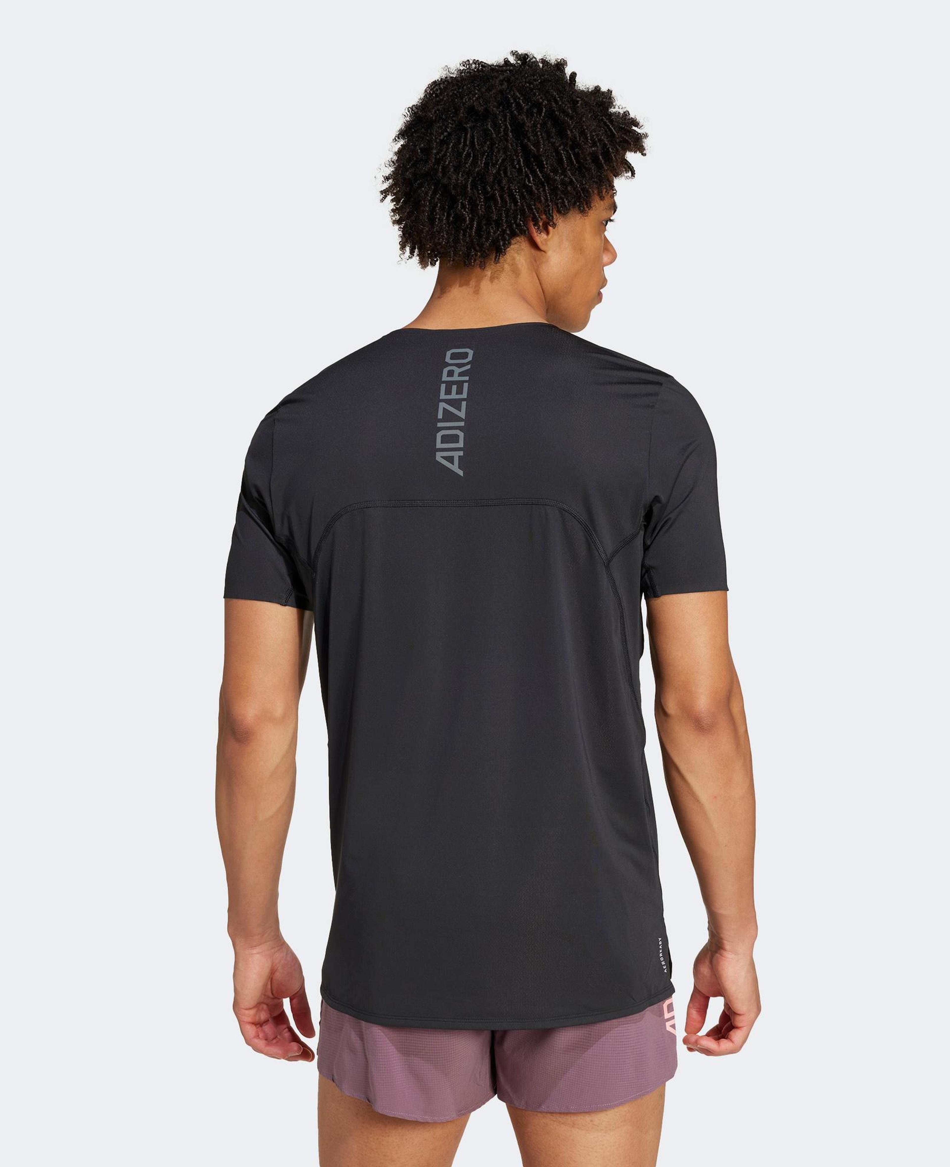 adidas Adizero Erkek Siyah Koşu T-Shirt