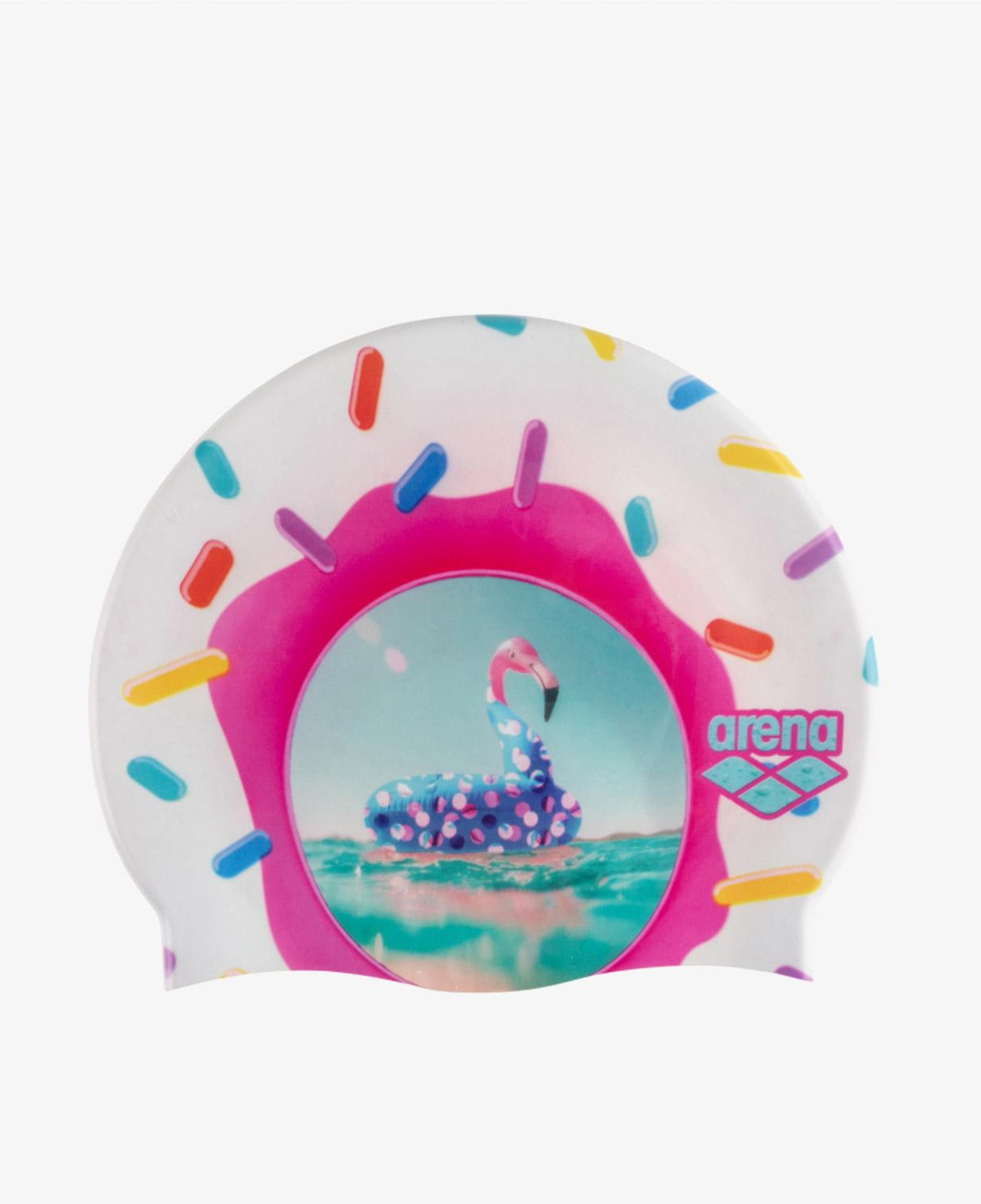 Arena Hd Cap Flamingo Çocuk Renkli Yüzücü Bonesi