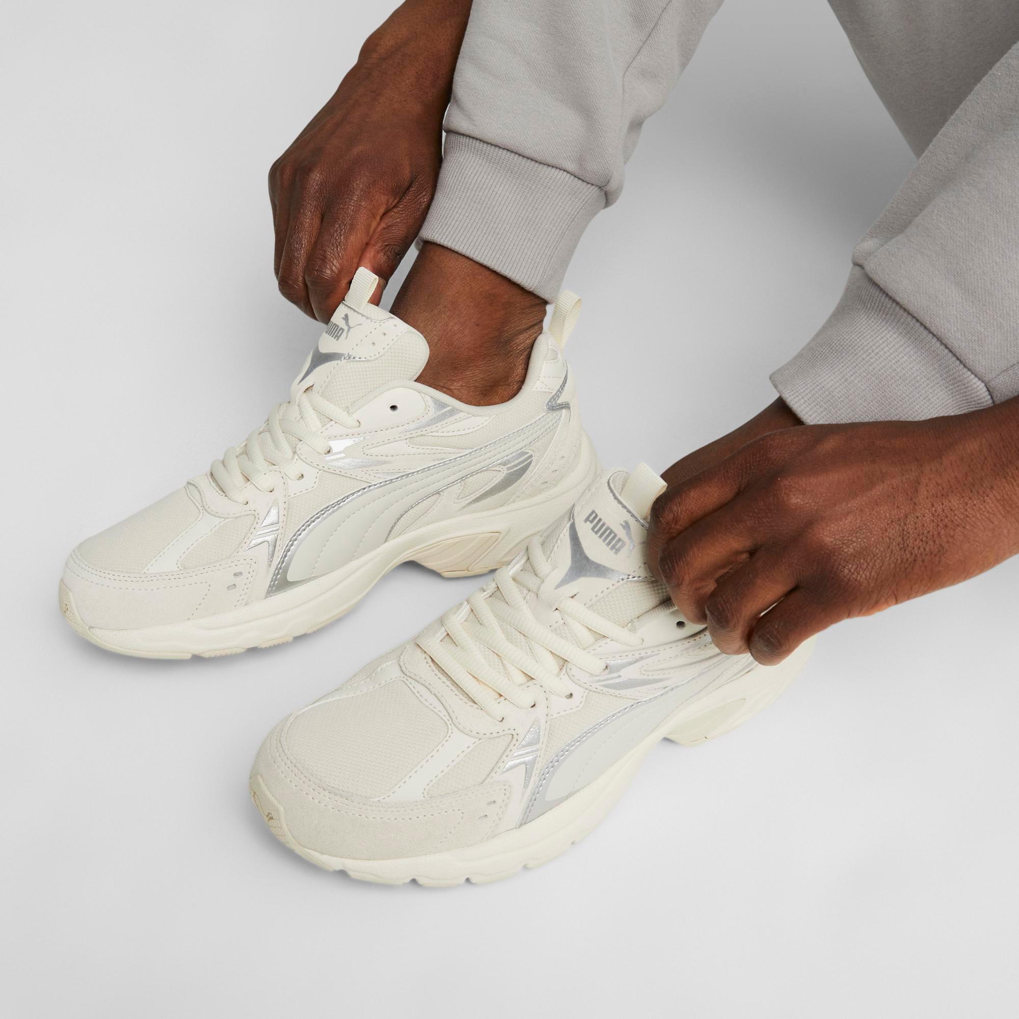 Puma Milenio Tech Suede Unisex Beyaz Günlük Spor Ayakkabı