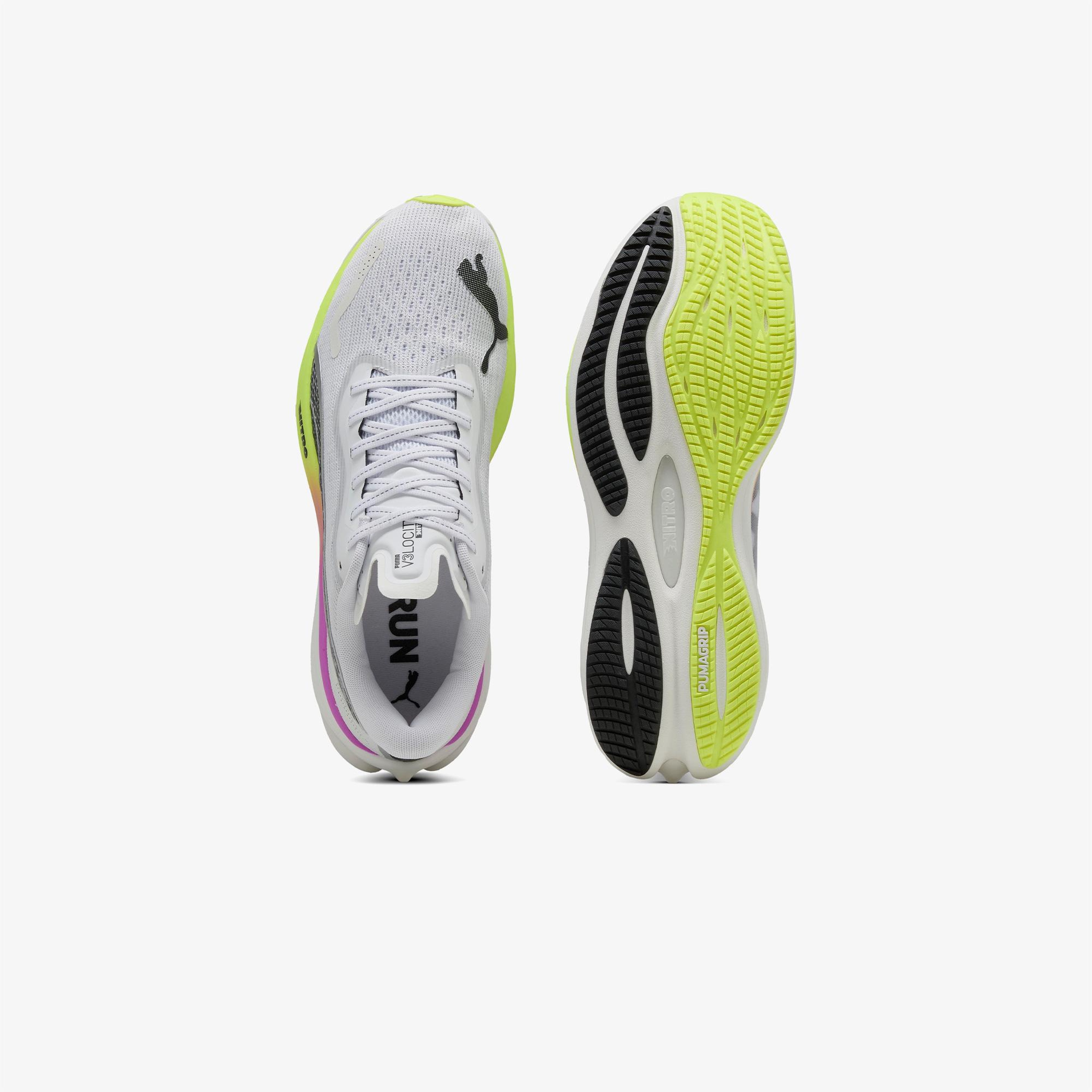 Puma Velocity Nitro 3 Erkek Beyaz Koşu Ayakkabısı