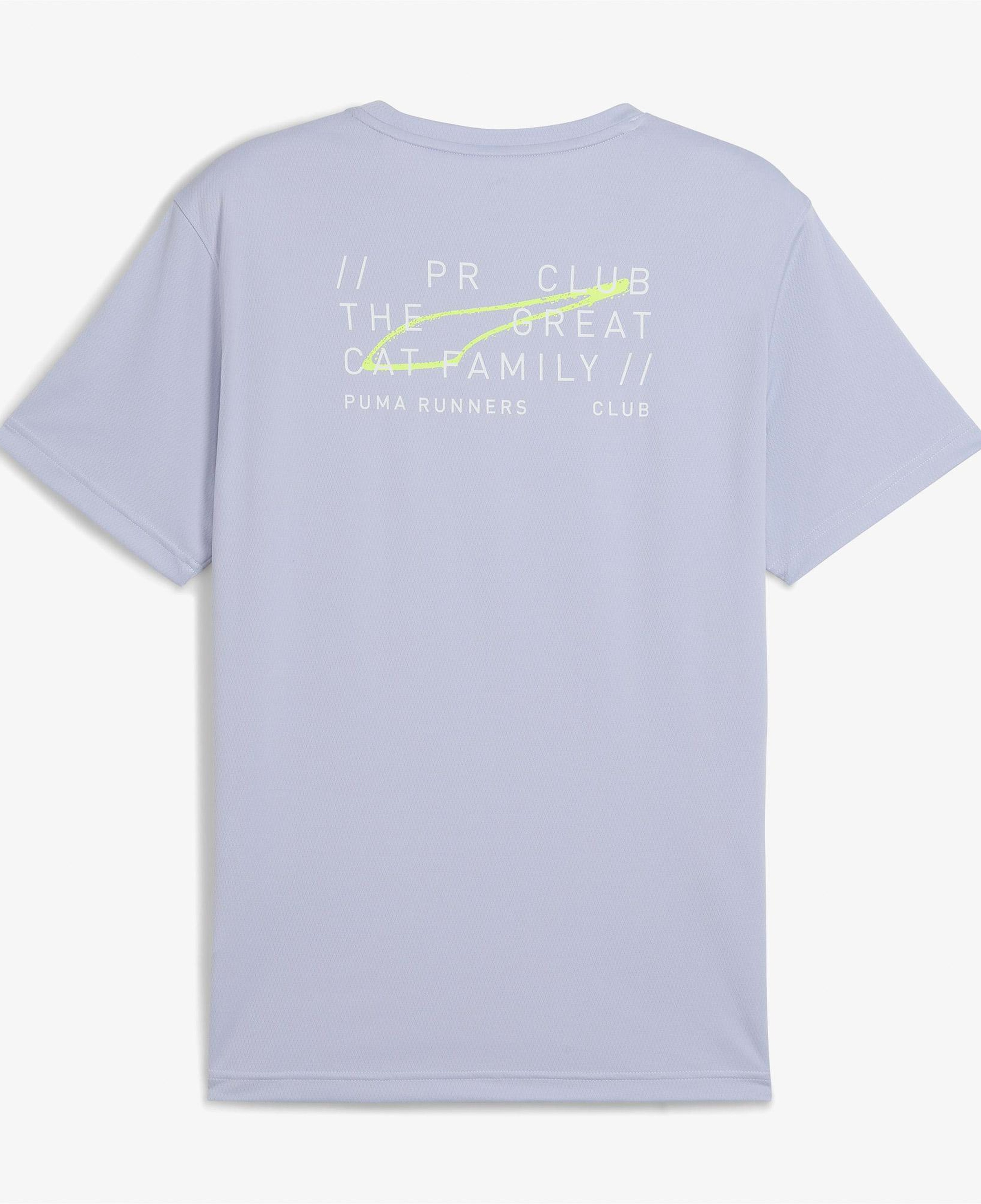 Puma Graphics Running illustratio Erkek Mavi T-Shirt