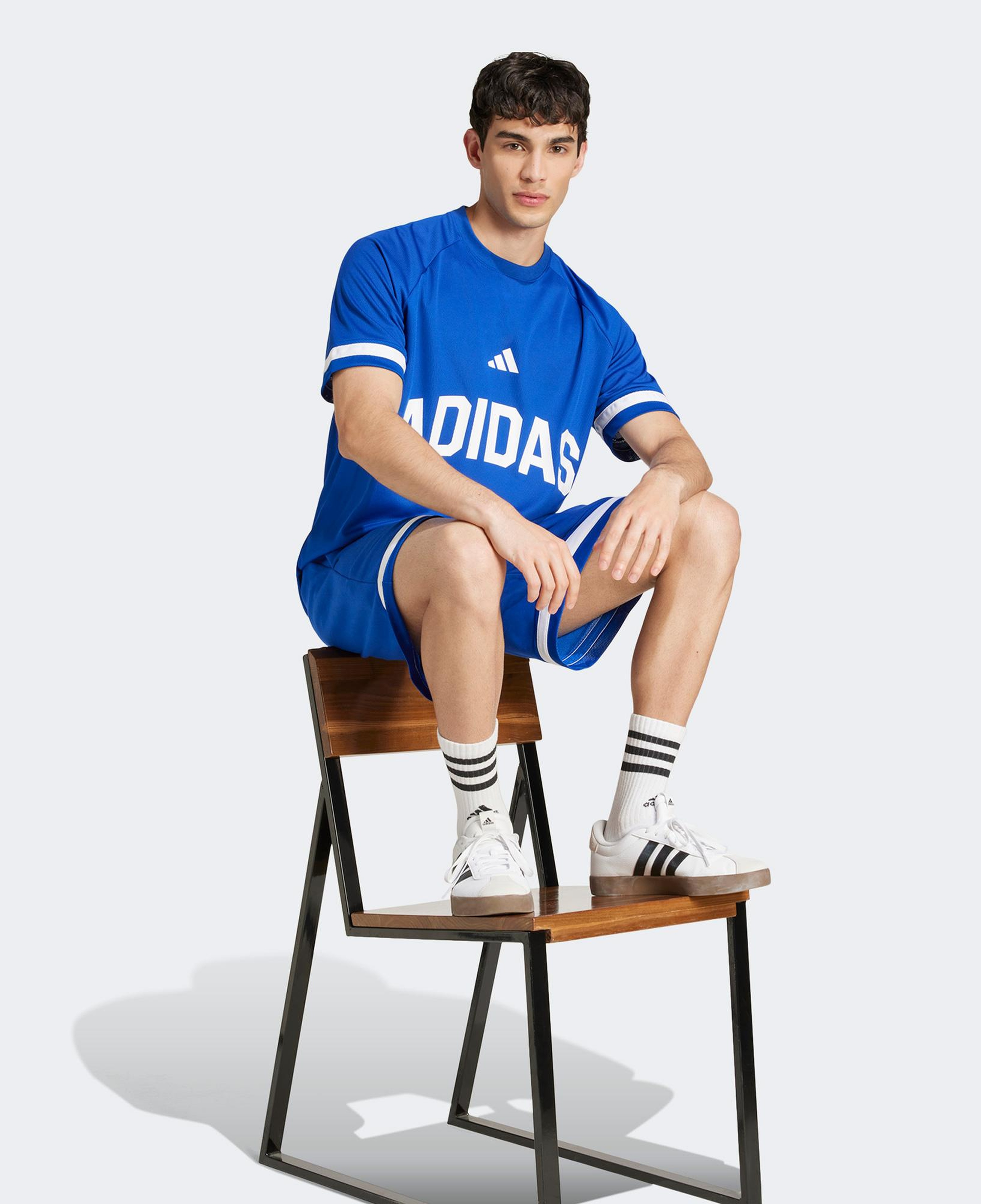 adidas Seasonal Essentials Us Sport Erkek Mavi T-Shirt