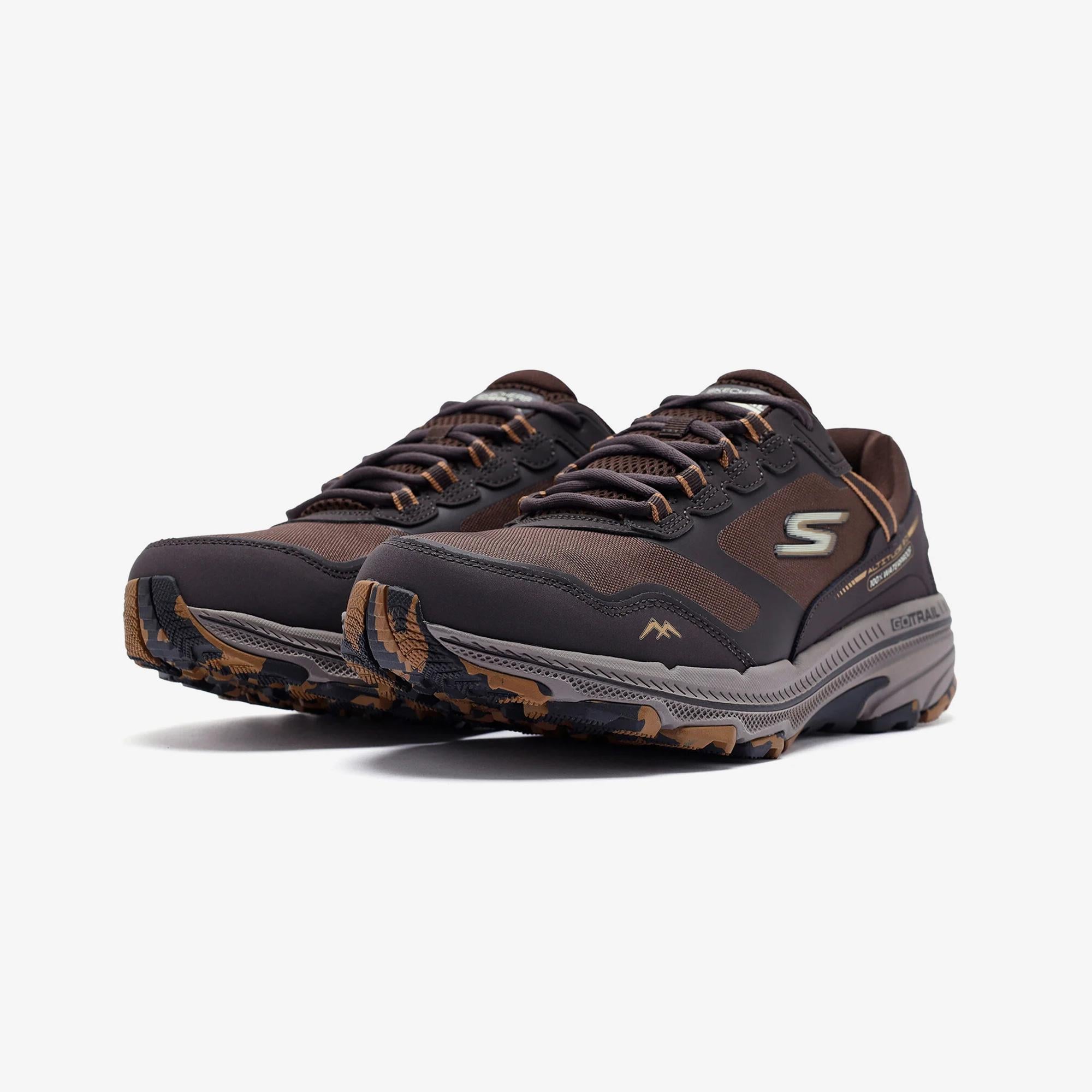 Skechers Go Run Altitude 2.0 Pine Redge Erkek Kahverengi Koşu Ayakkabısı