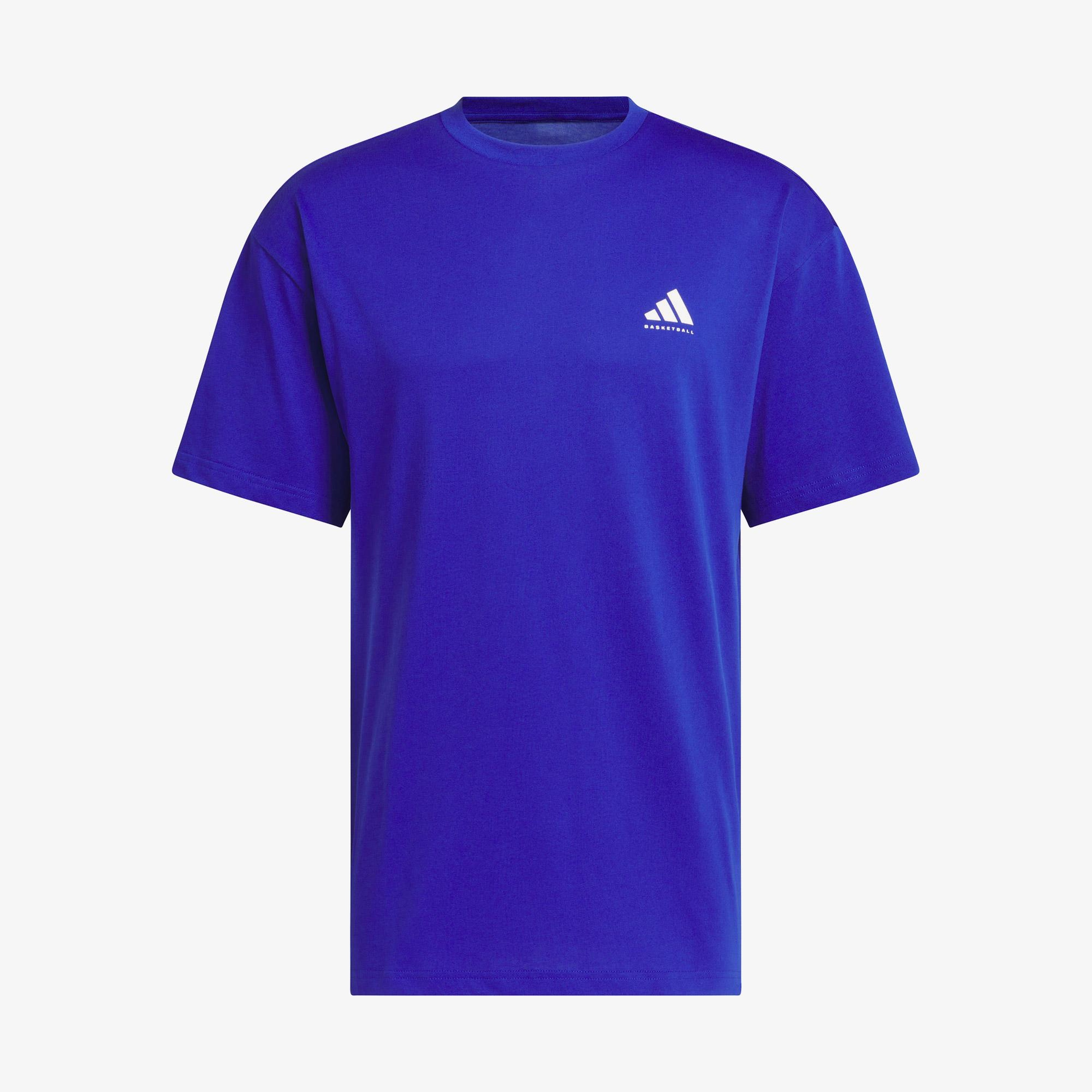 adidas Select Erkek Mavi Basketbol T-Shirt