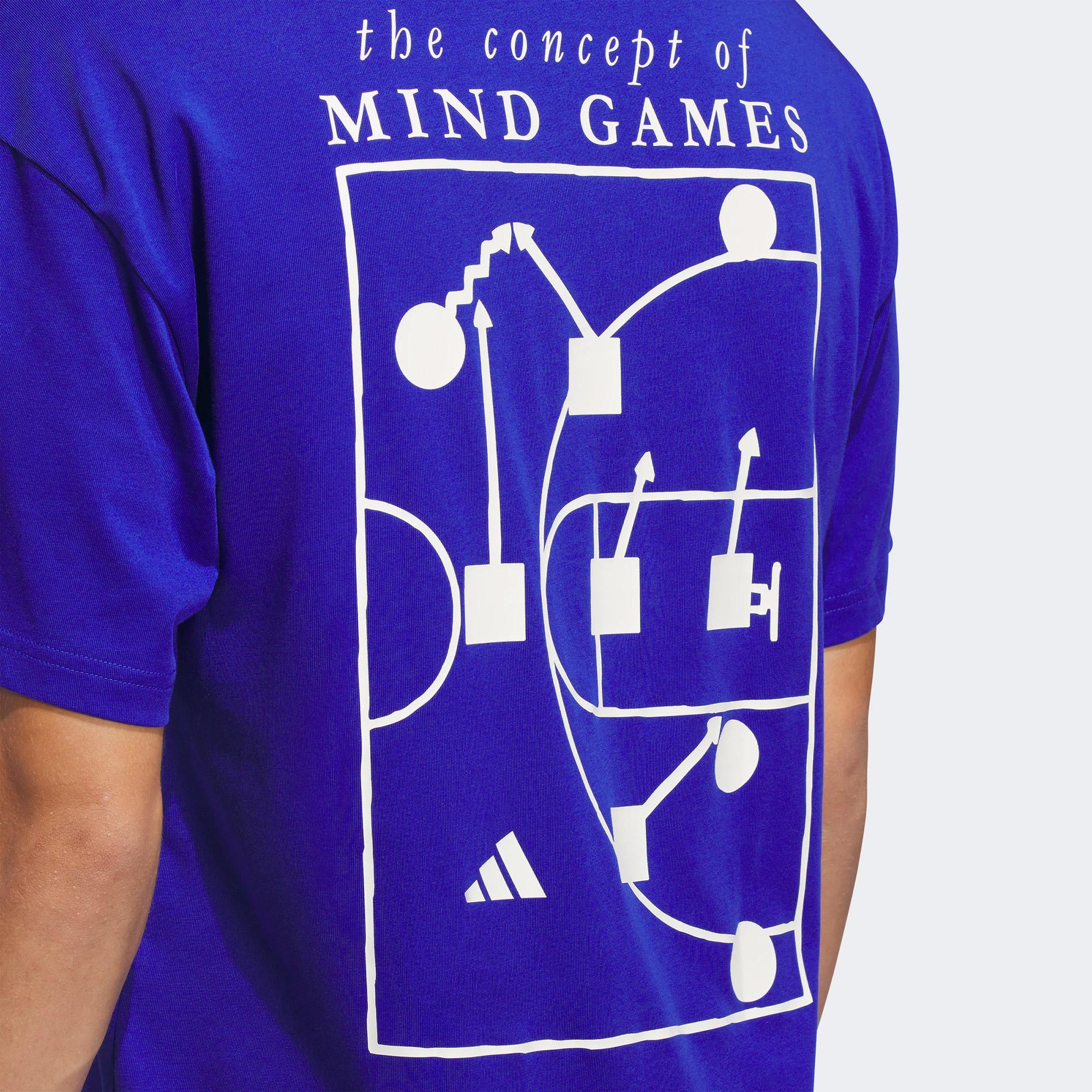 adidas Select Erkek Mavi Basketbol T-Shirt