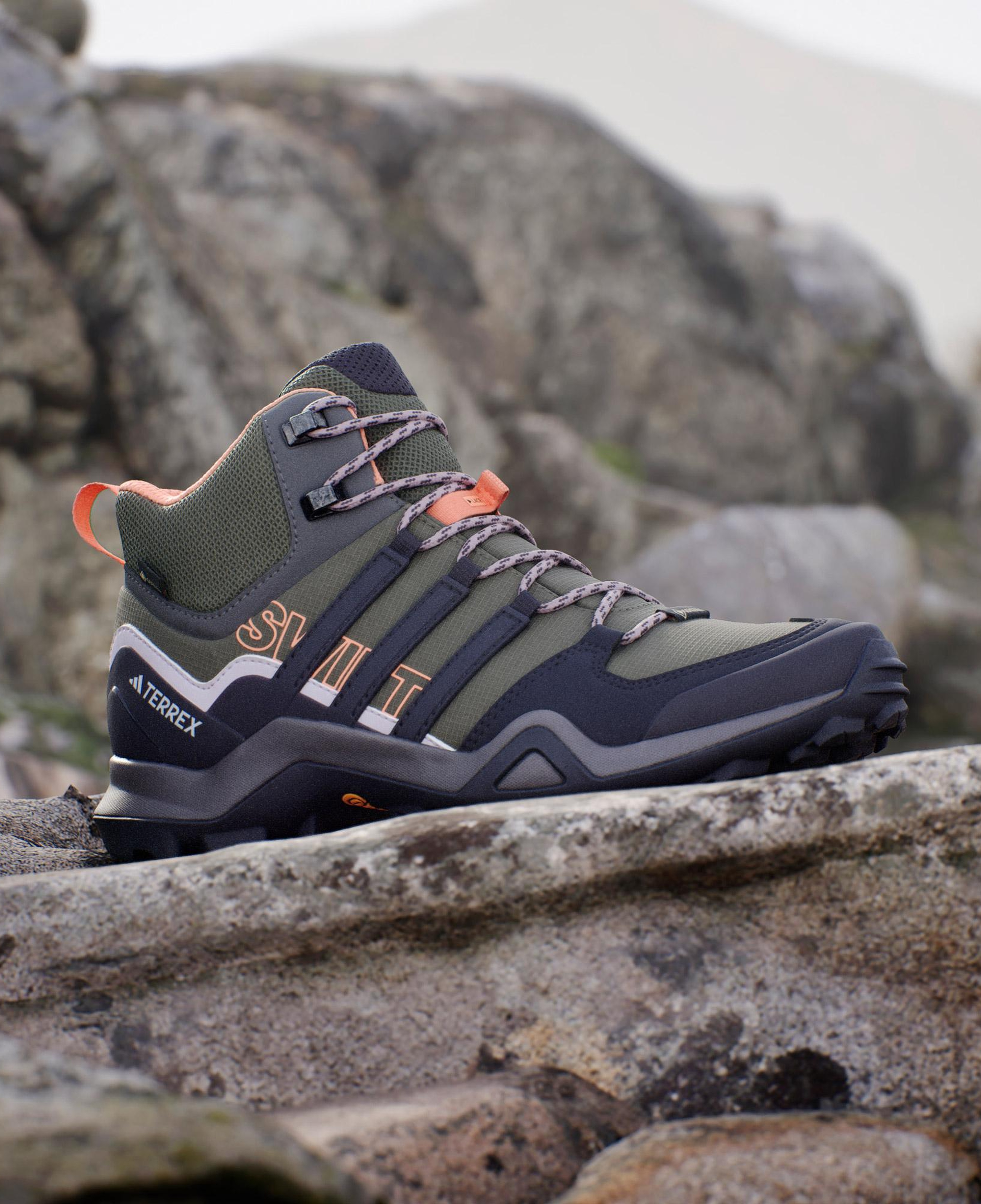 adidas Terrex Swift R2 Mid Kadın Yeşil Outdoor Ayakkabı