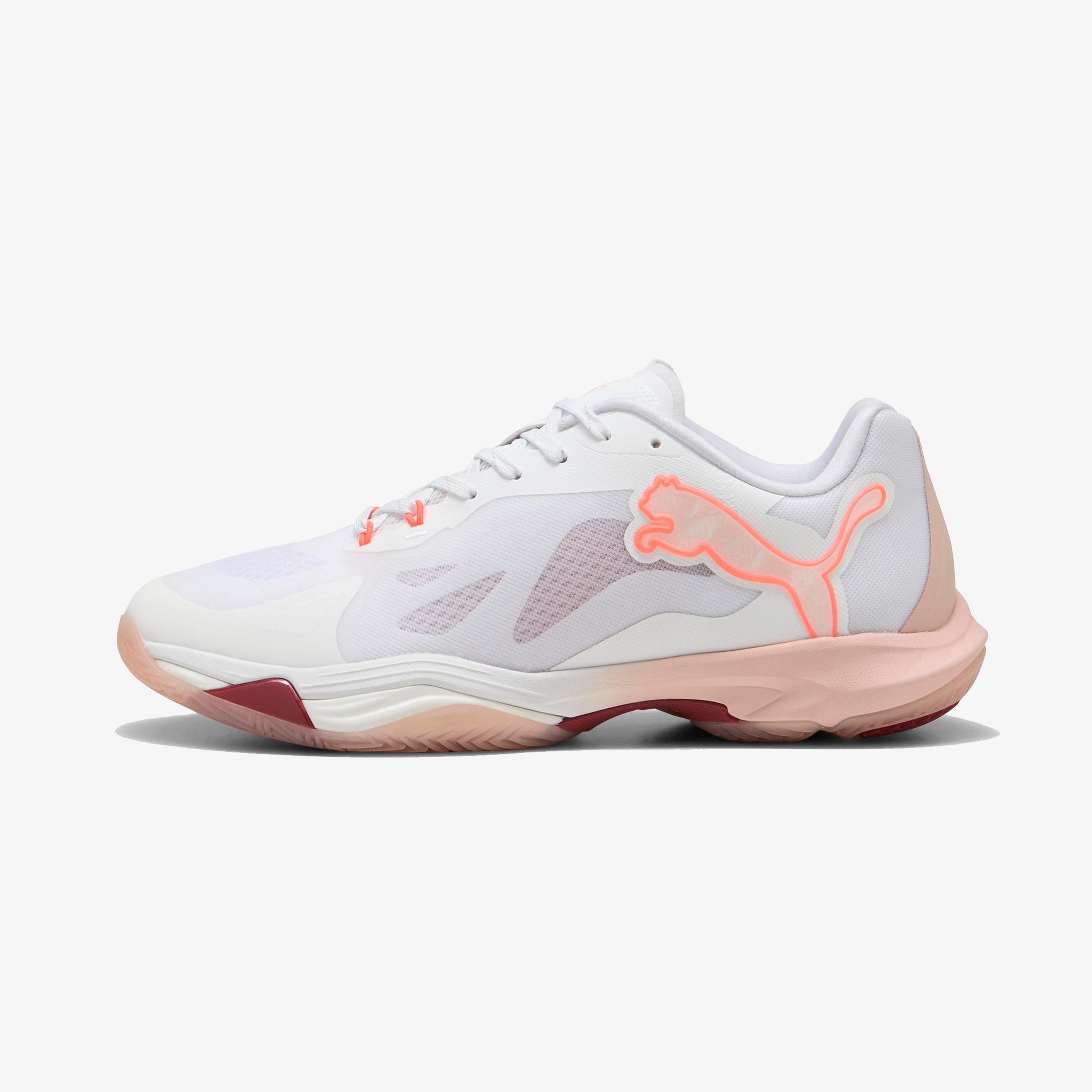 Puma Vantage Nitro W+ Kadın Beyaz Voleybol Ayakkabısı