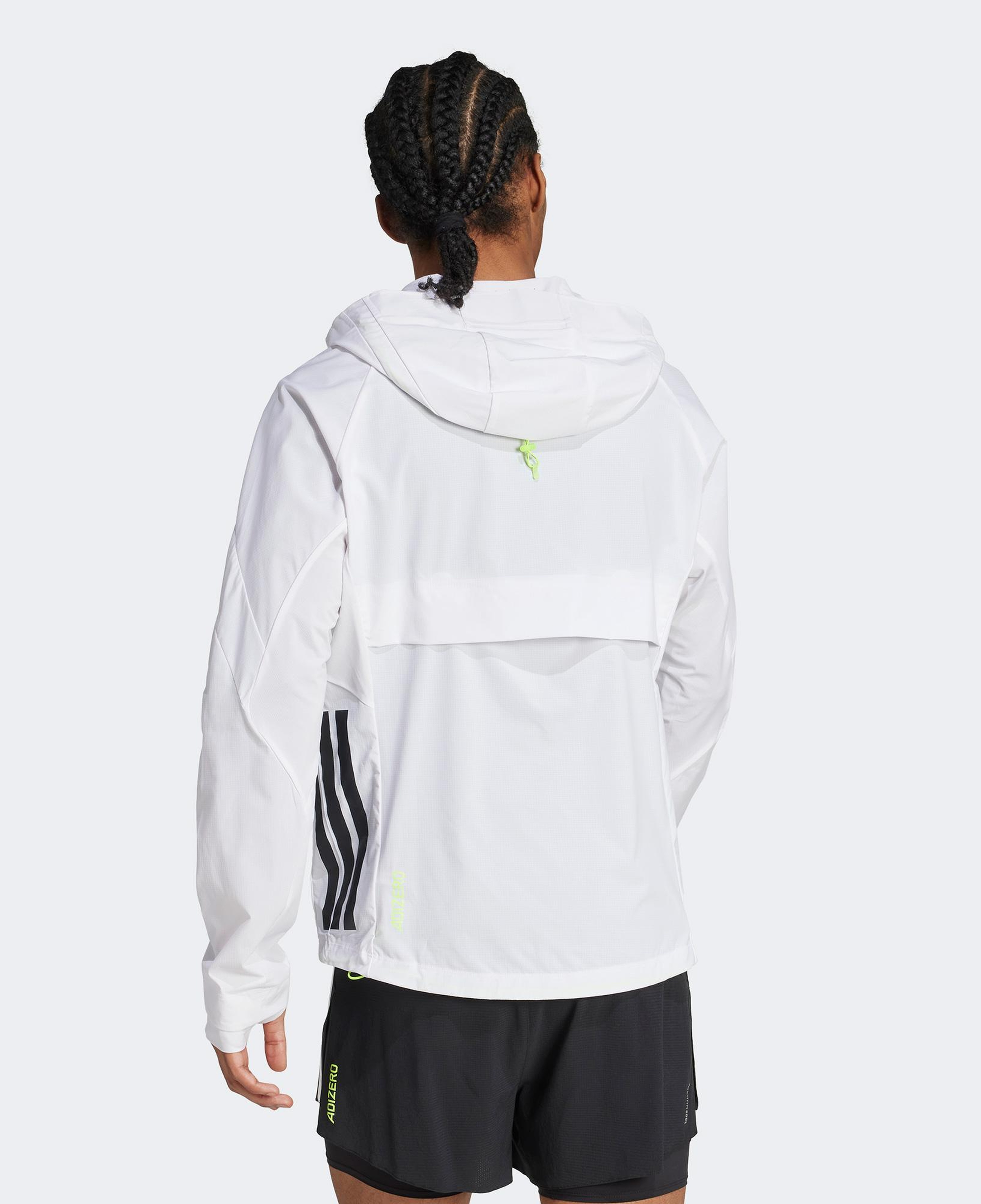 adidas Adizero Erkek Beyaz Koşu Rüzgarlık