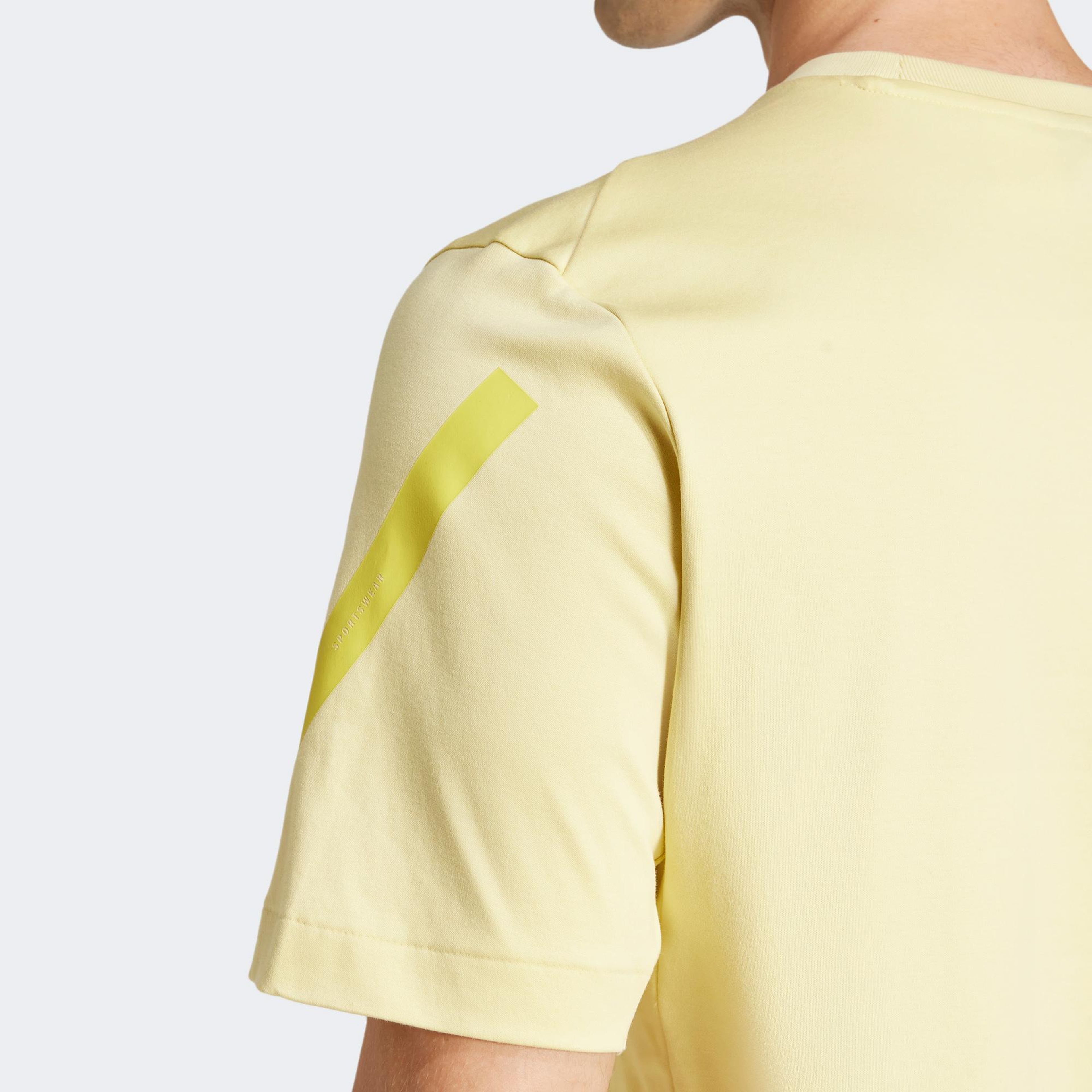 adidas Z.N.E. Erkek Sarı T-Shirt
