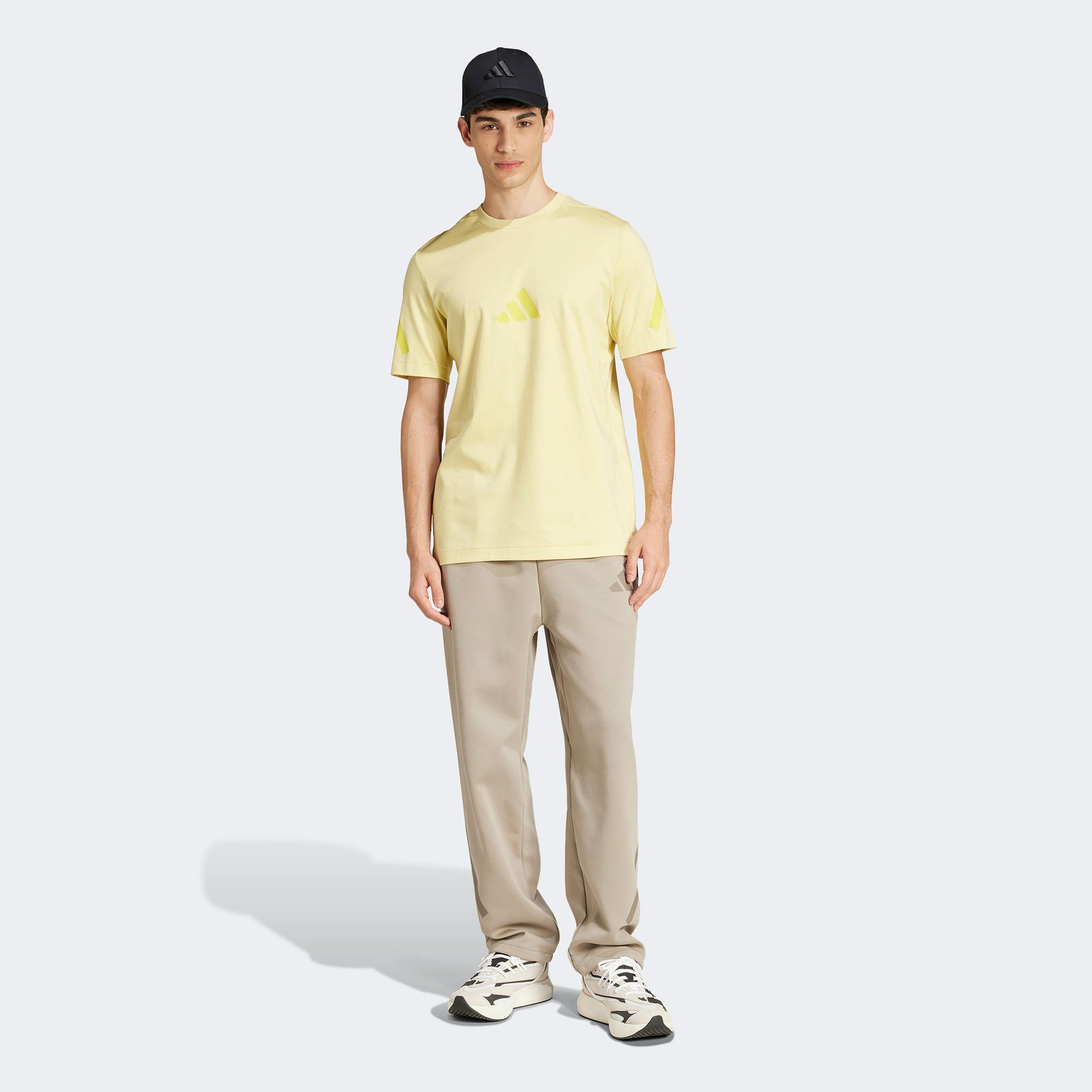 adidas Z.N.E. Erkek Sarı T-Shirt