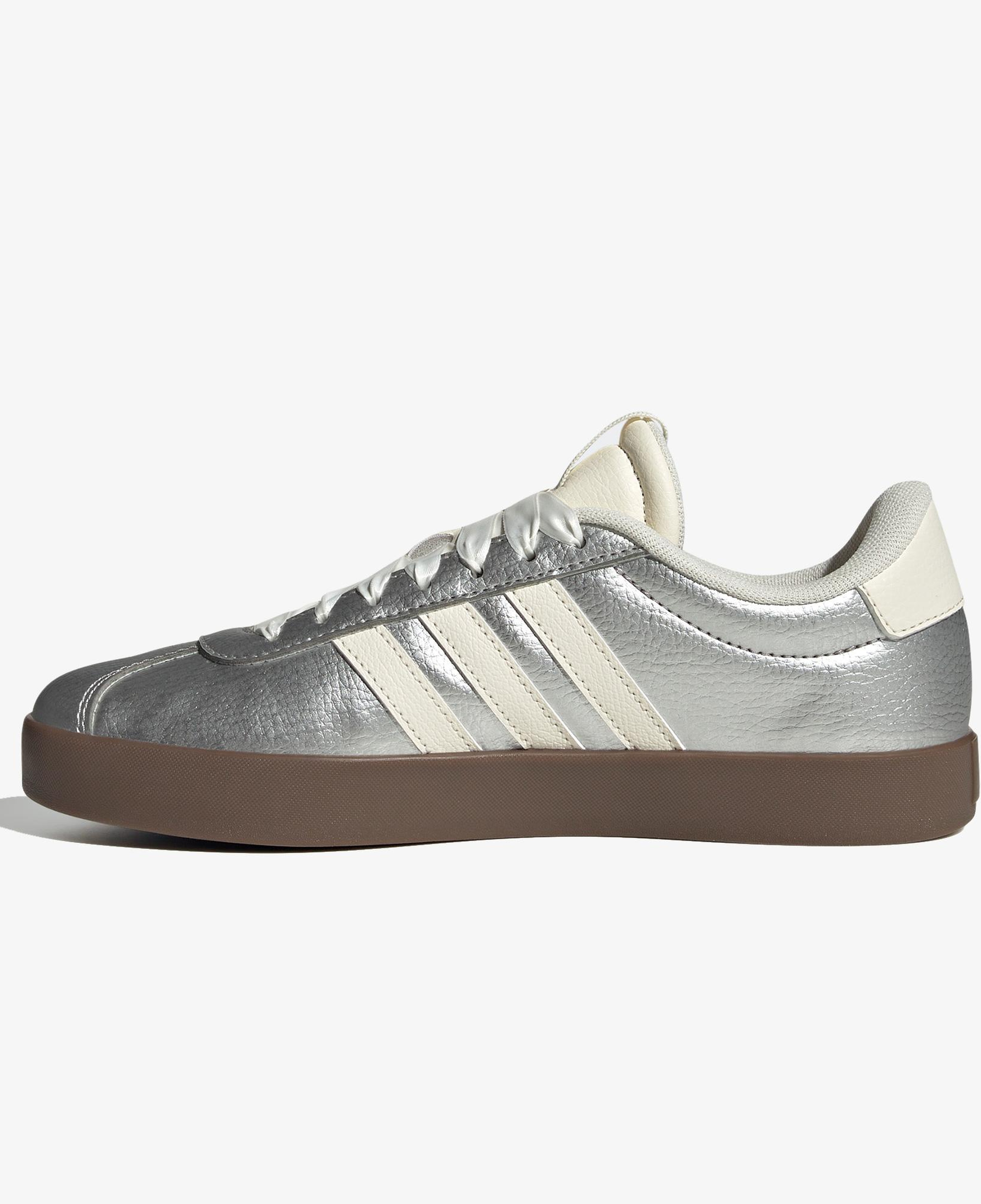 adidas VL Court 3.0 Kadın Gri Spor Ayakkabı