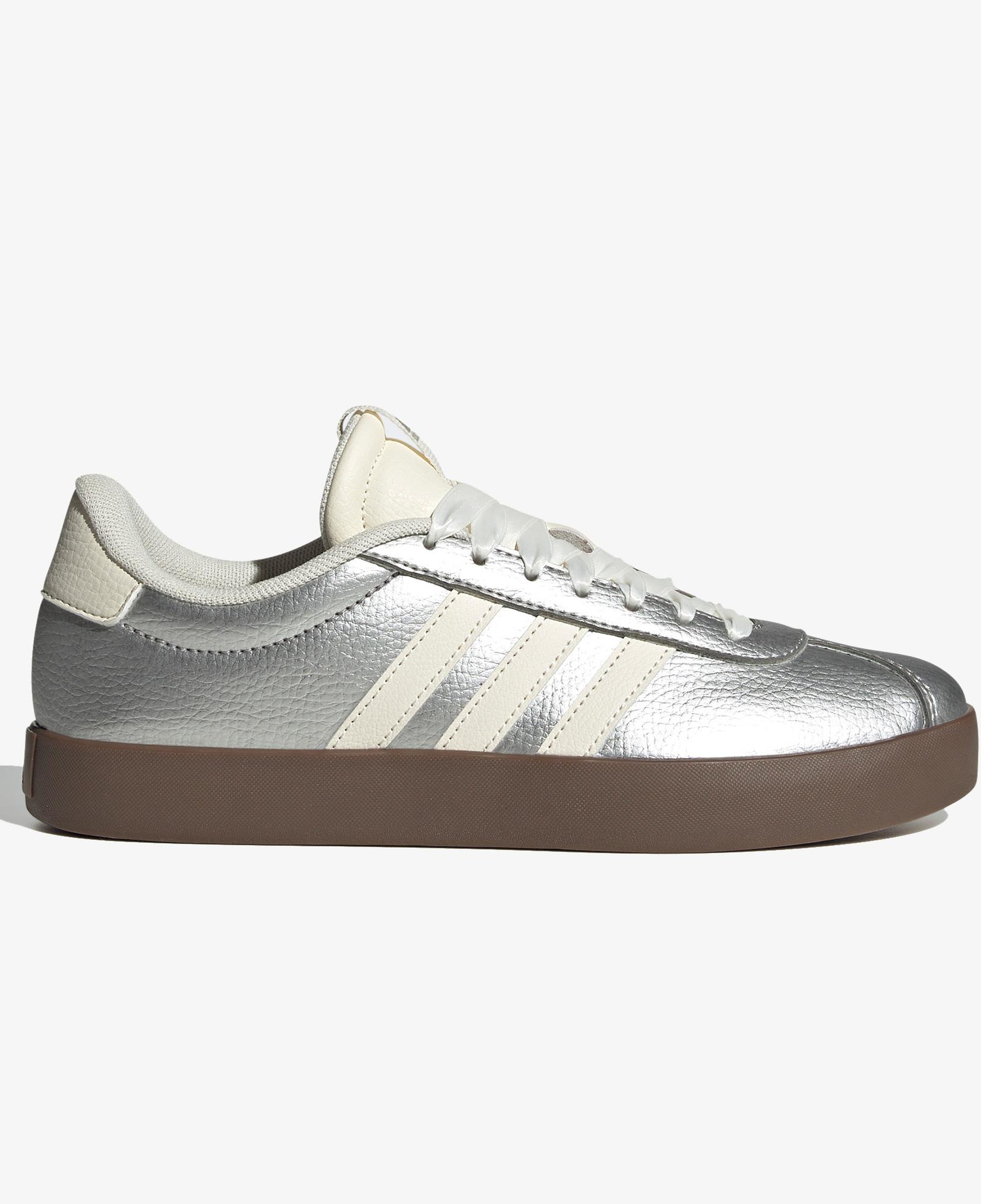 adidas VL Court 3.0 Kadın Gri Spor Ayakkabı