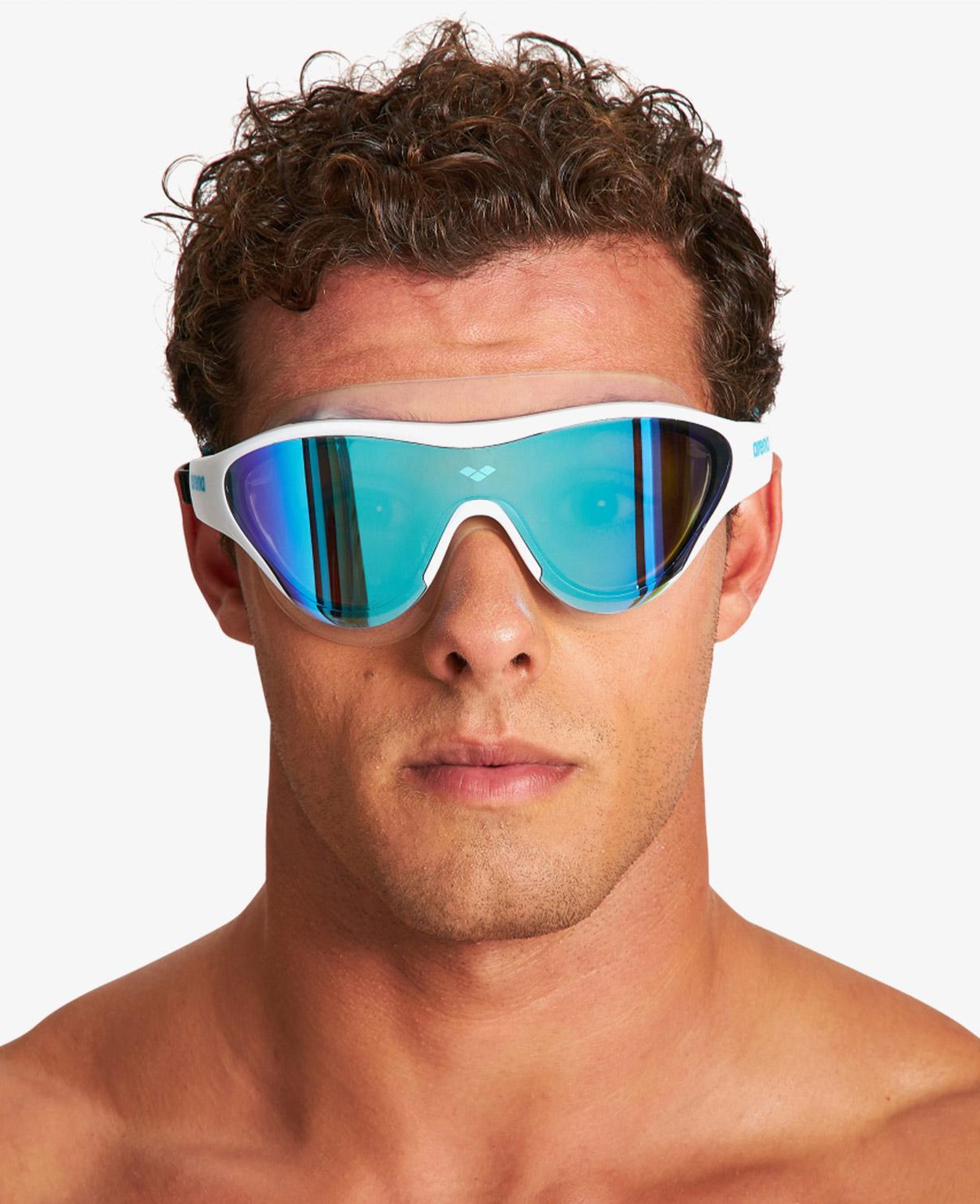 Arena The One Mask Unisex Aynalı Mavi Yüzücü Gözlüğü