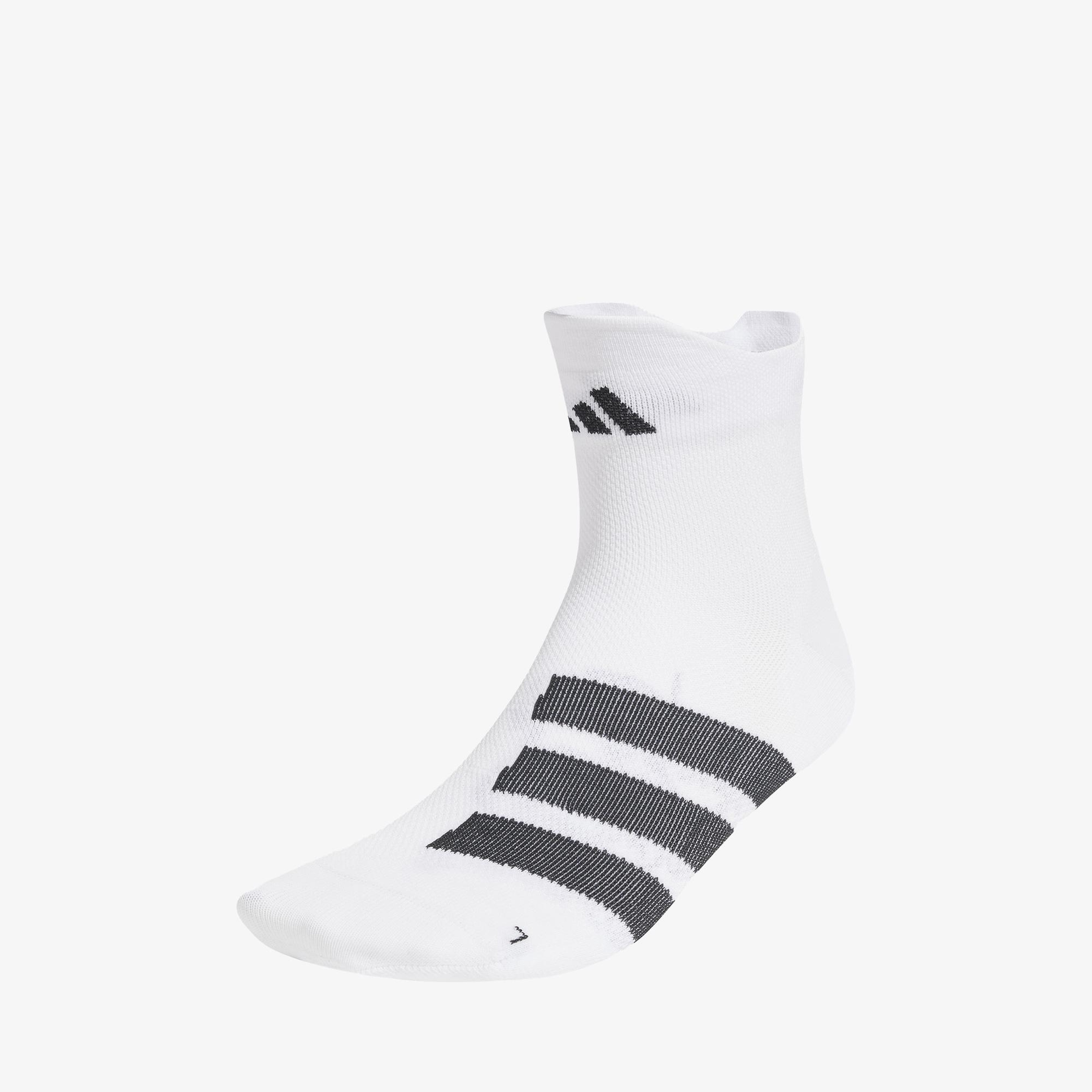 adidas RunXAdizero Unisex Beyaz Bilekli Koşu Çorabı