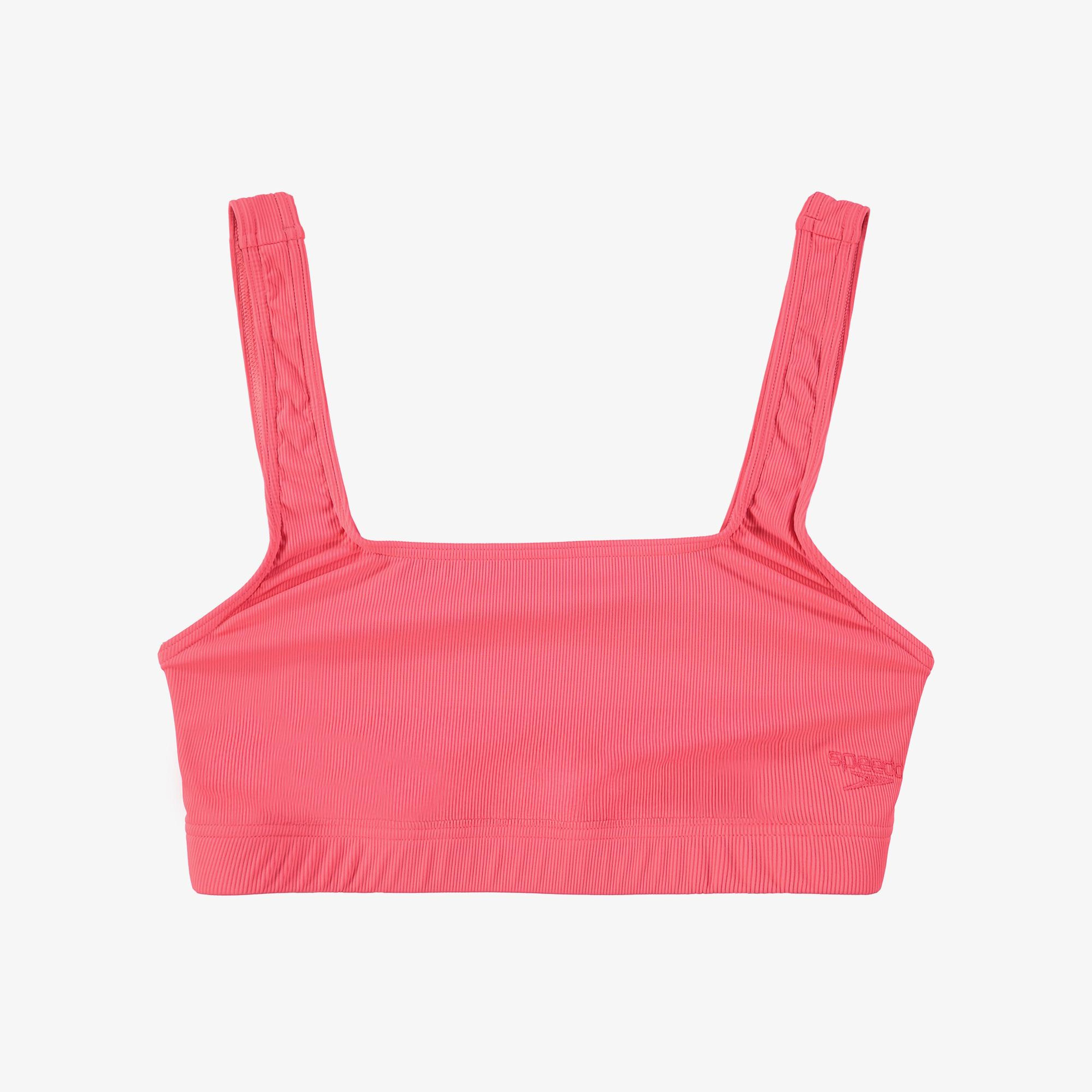 Speedo Textured Deep U-Back 2 Piece Kadın Pembe Mayo