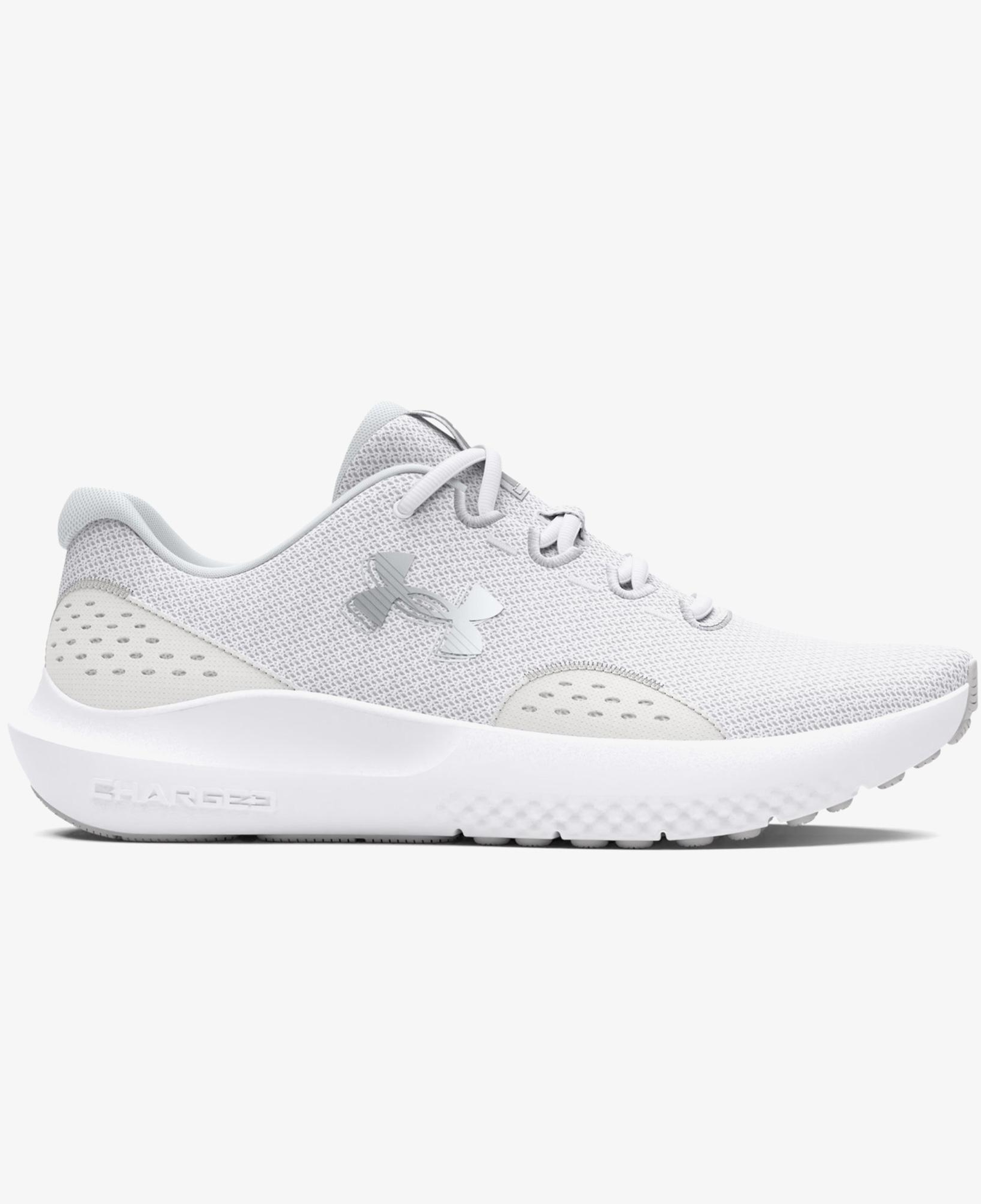 Under Armour Charged Surge 4 Kadın Beyaz Koşu Ayakkabısı