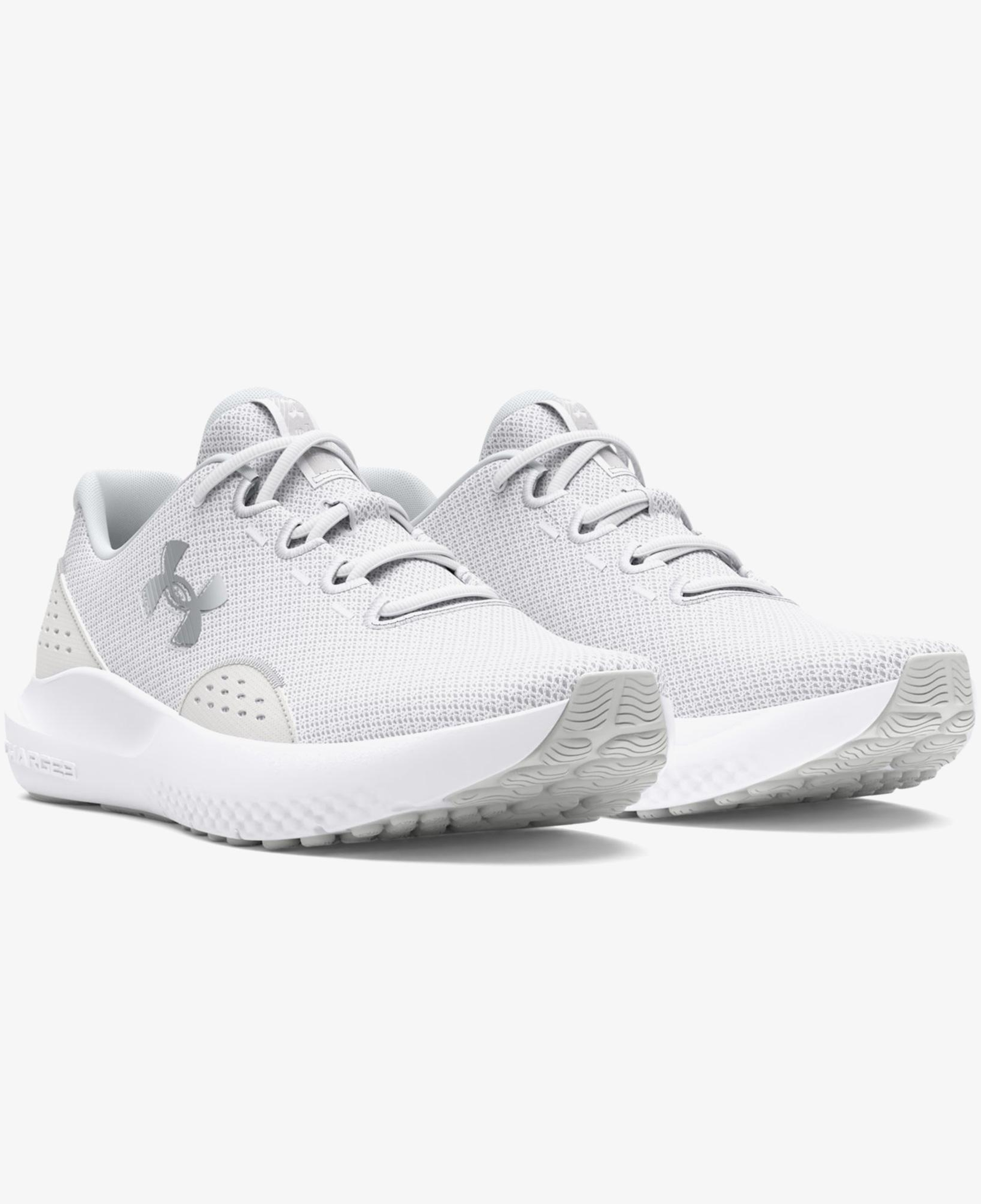 Under Armour Charged Surge 4 Kadın Beyaz Koşu Ayakkabısı