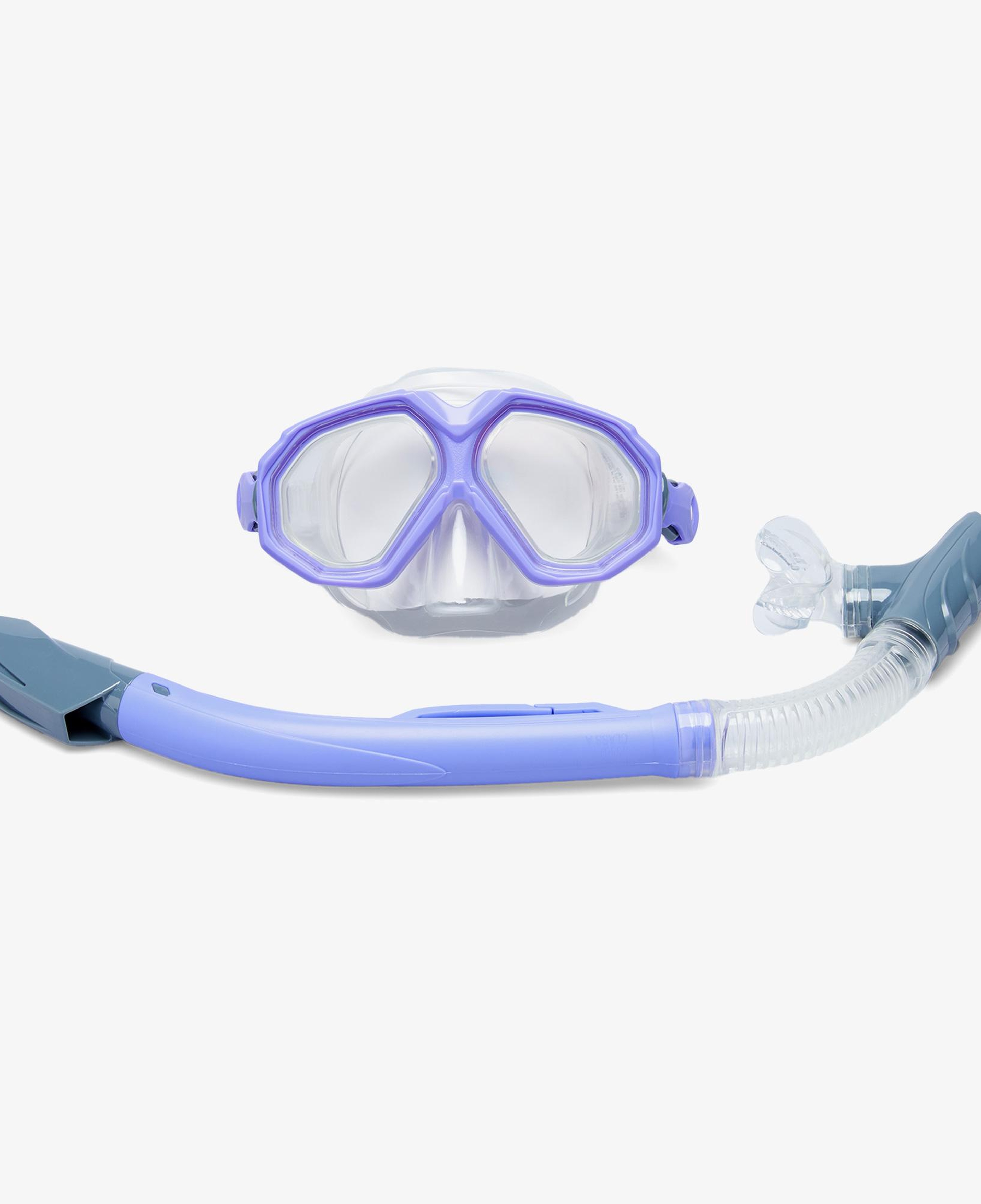 Speedo Dual Lenses Unisex Mor Şnorkel
