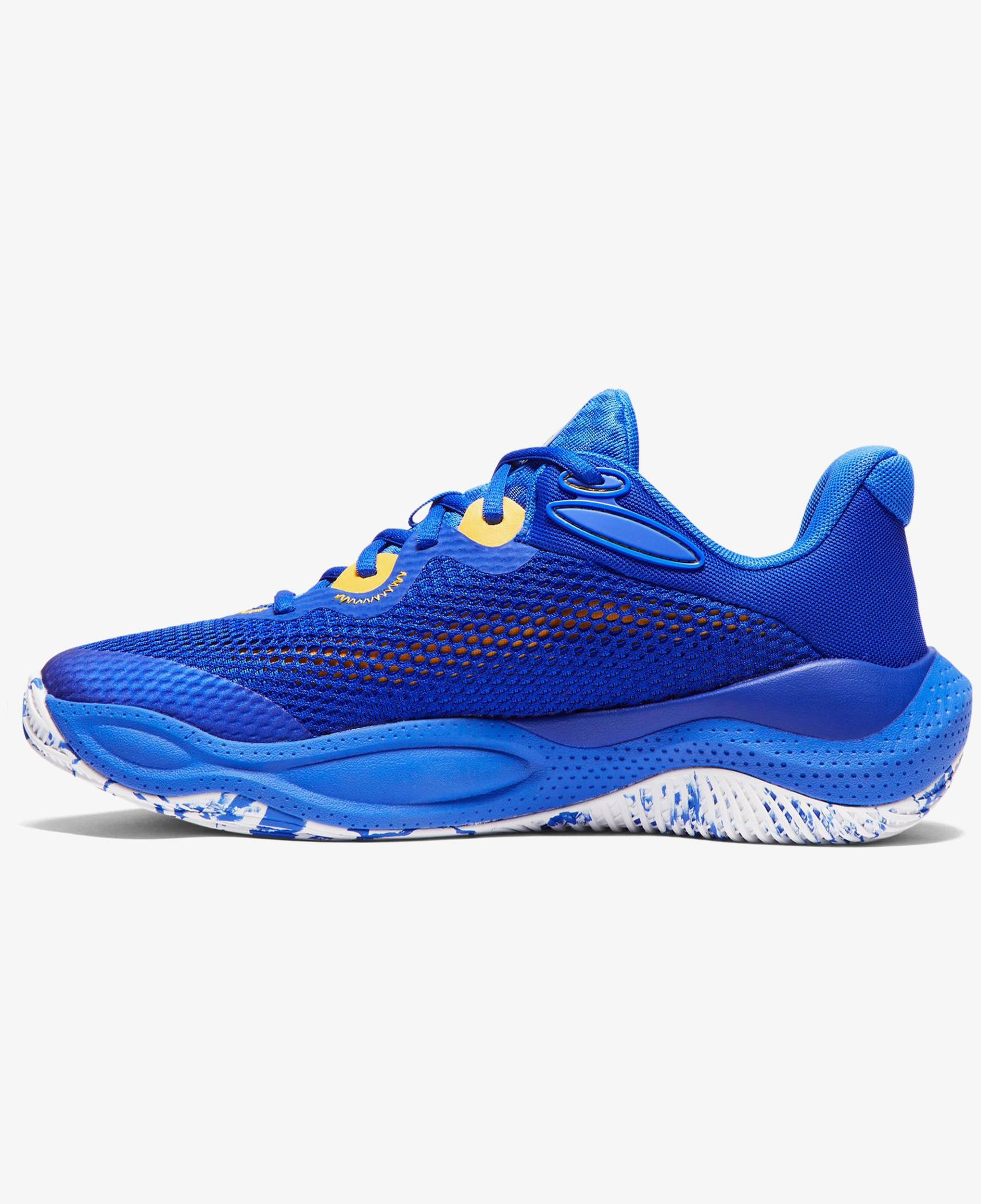Under Armour Curry Splas 24 Erkek Mavi Basketbol Ayakkabısı
