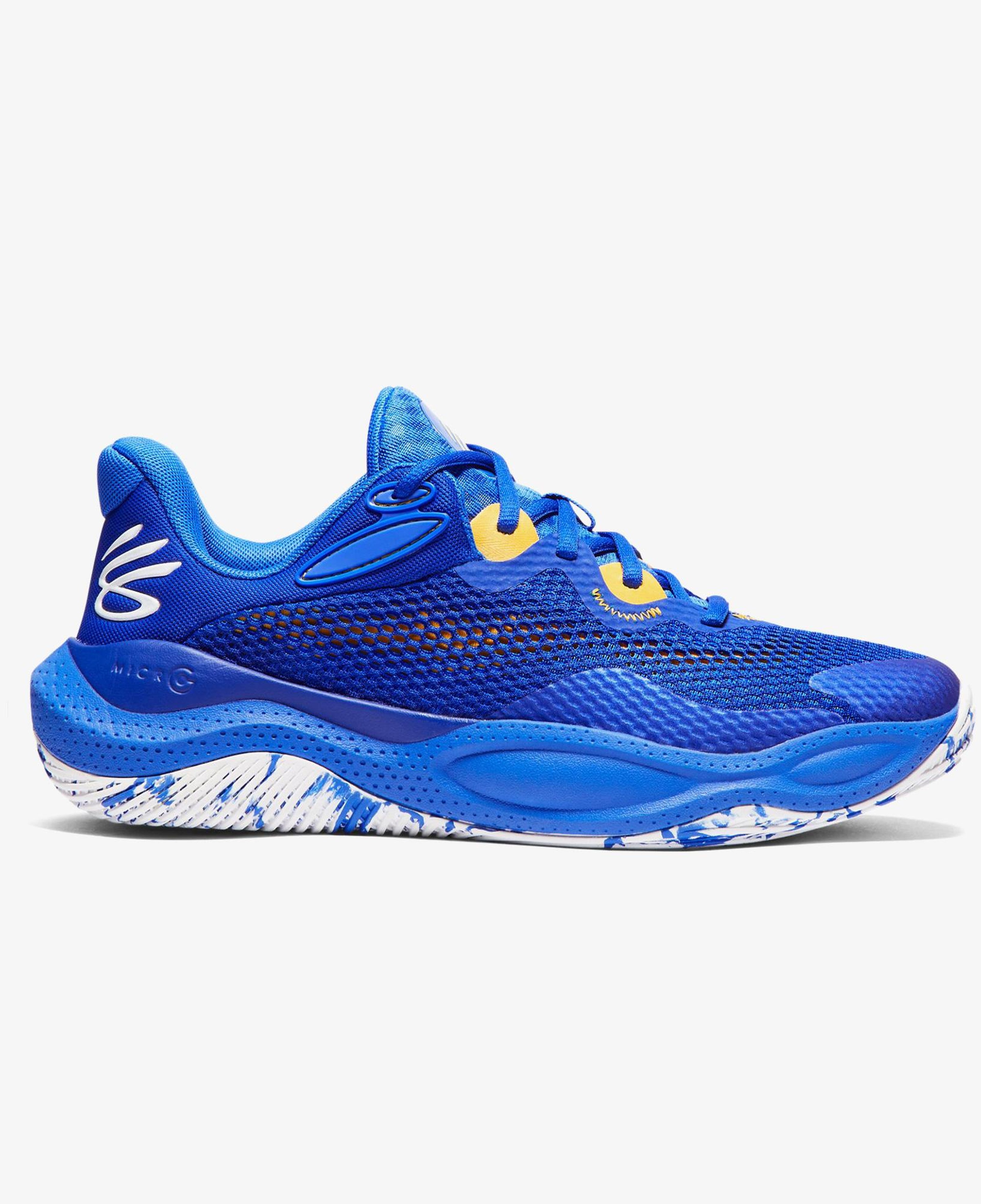 Under Armour Curry Splas 24 Erkek Mavi Basketbol Ayakkabısı