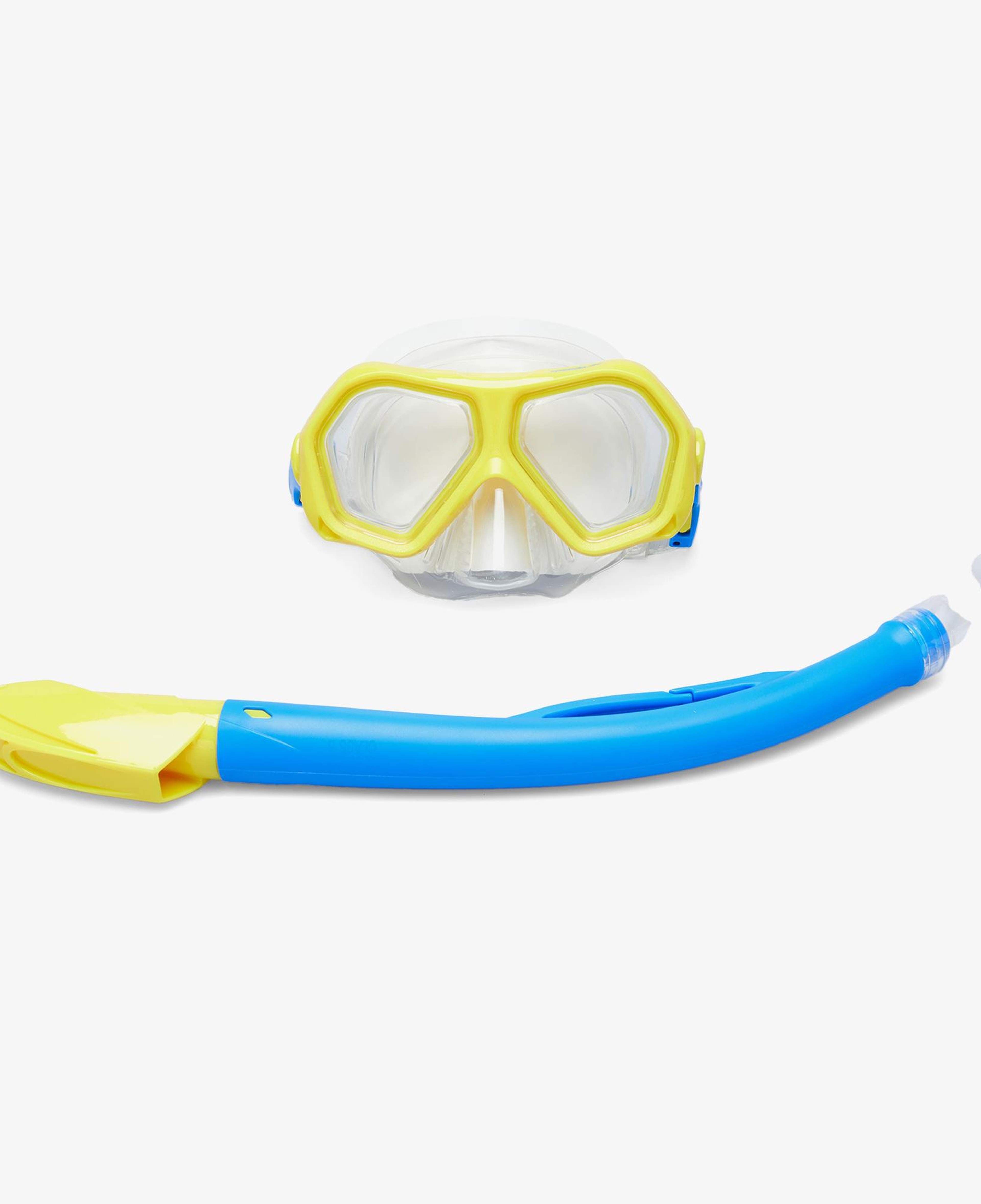 Speedo Ju Dual Lenses Çocuk Sarı Şnorkel