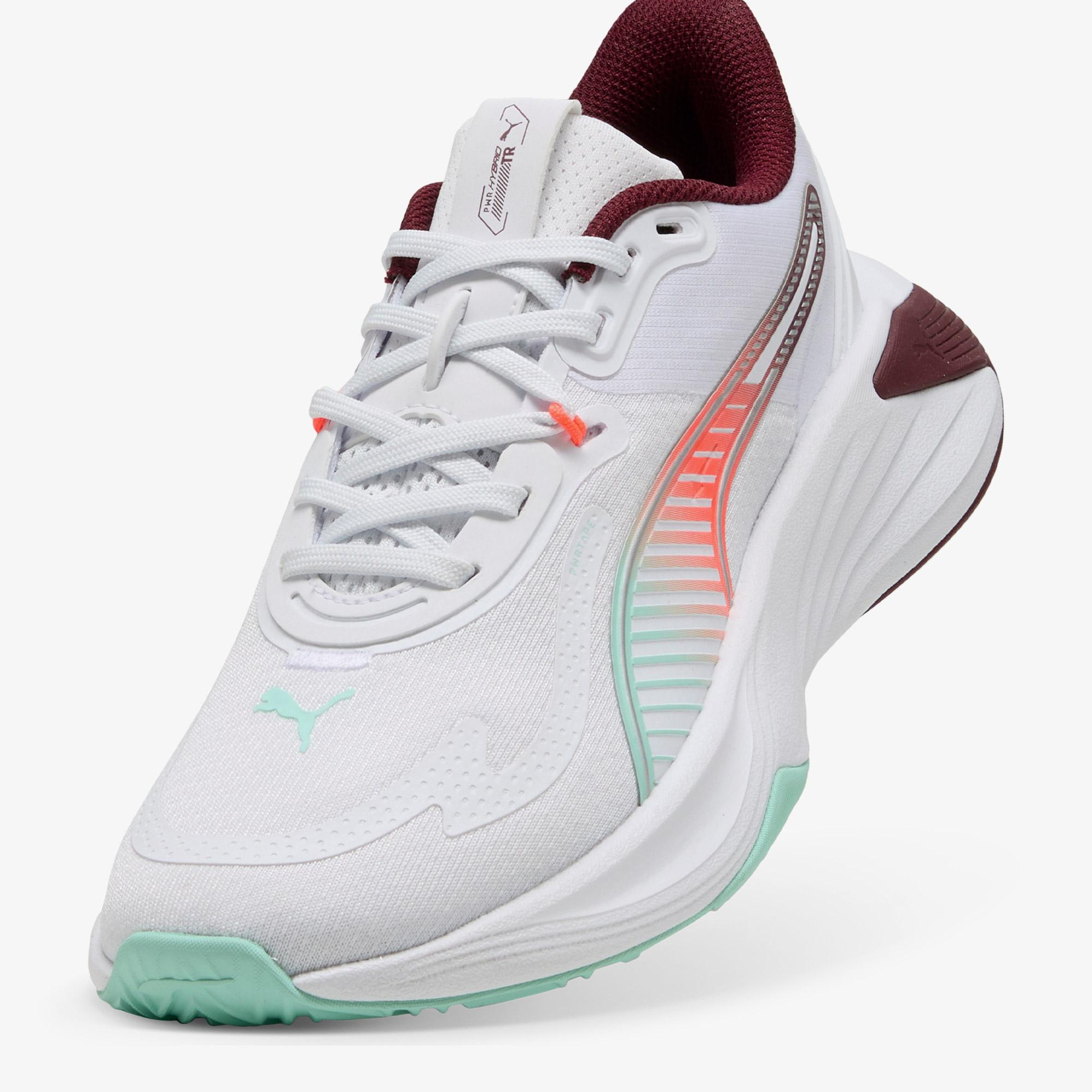 Puma Pwr Hybrid Tr Wns Kadın Beyaz Antrenman Ayakkabısı