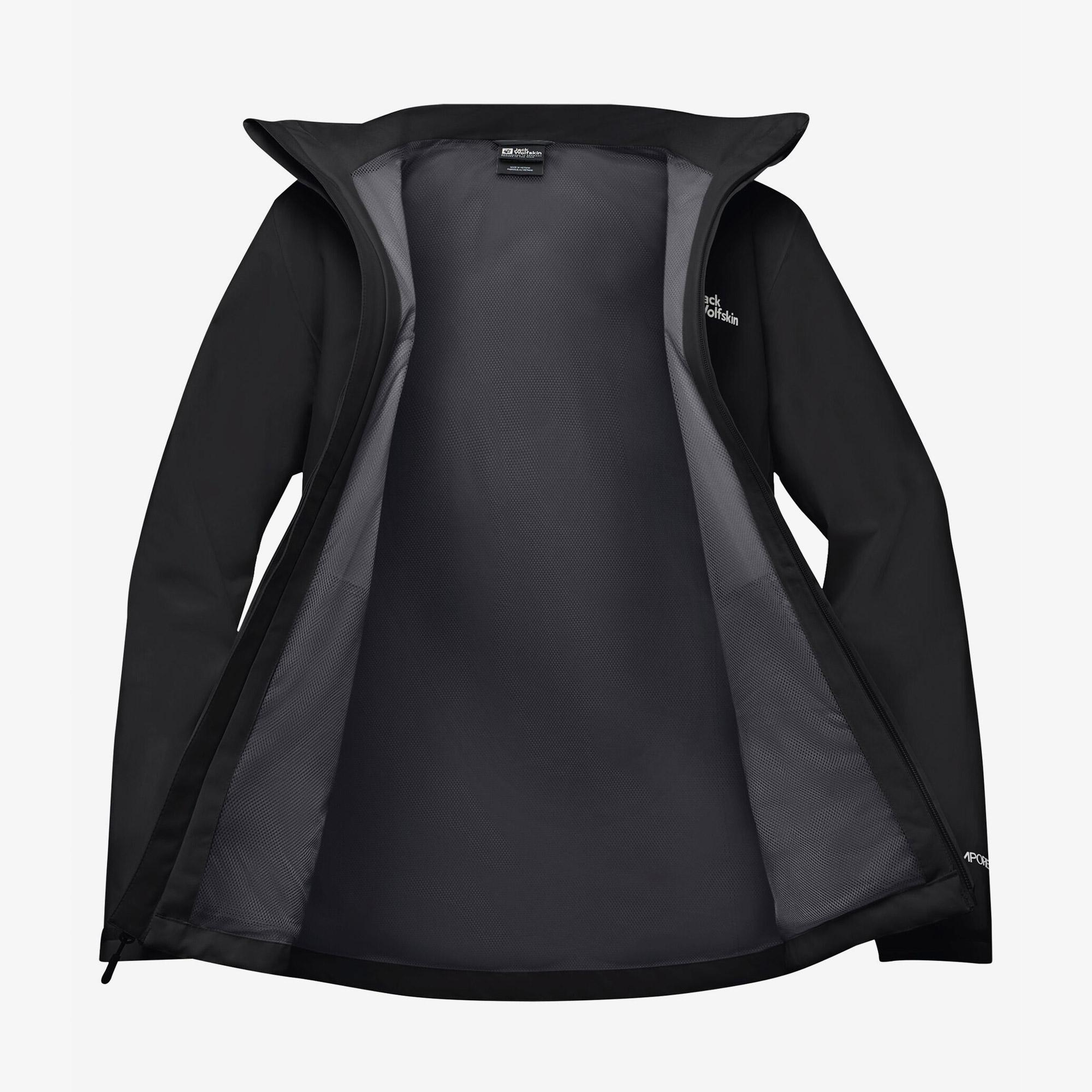 Jack Wolfskin Trailtime 2L Kadın Siyah Outdoor Ceket
