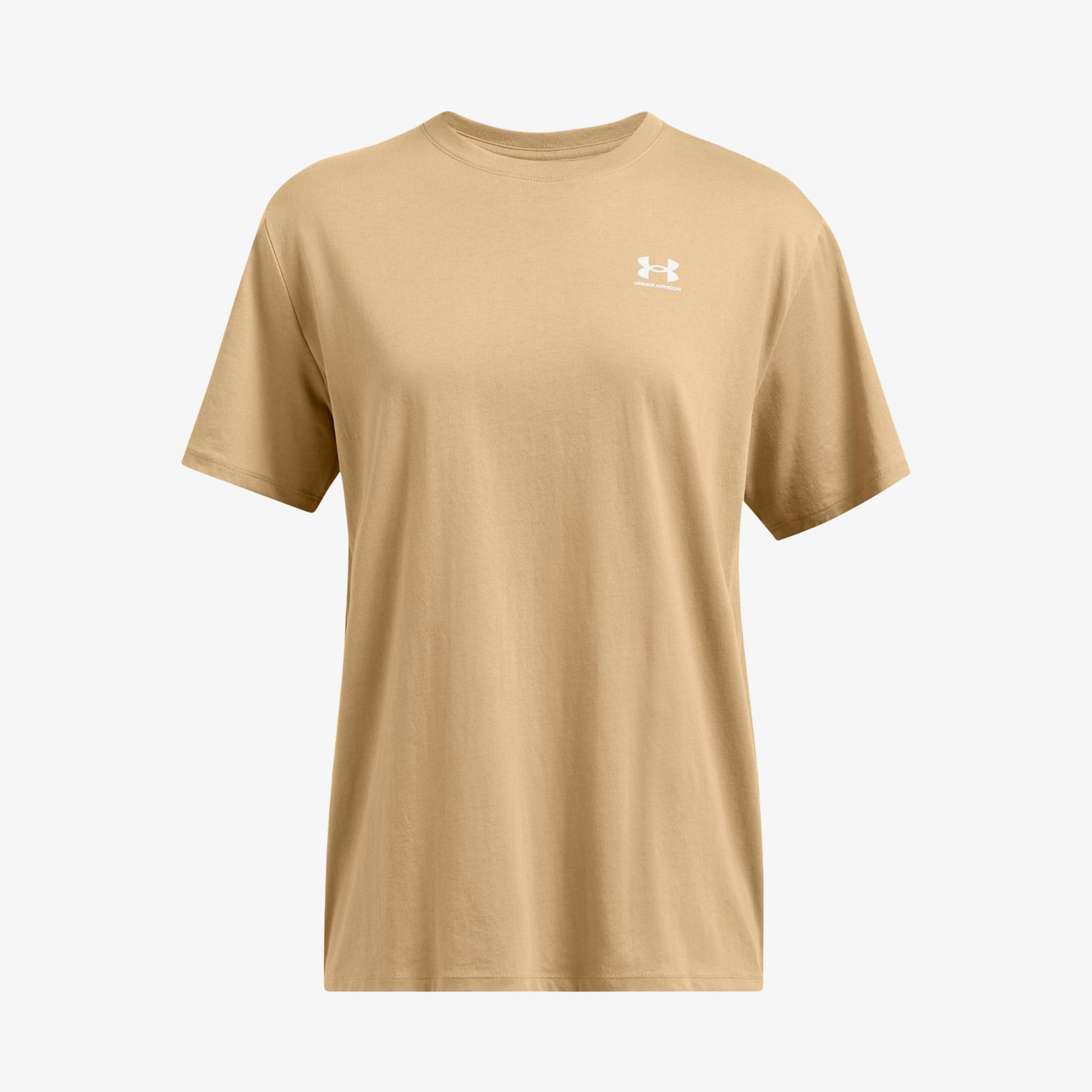 Under Armour Bfos Logo Kadın Kahverengi Günlük T-Shirt