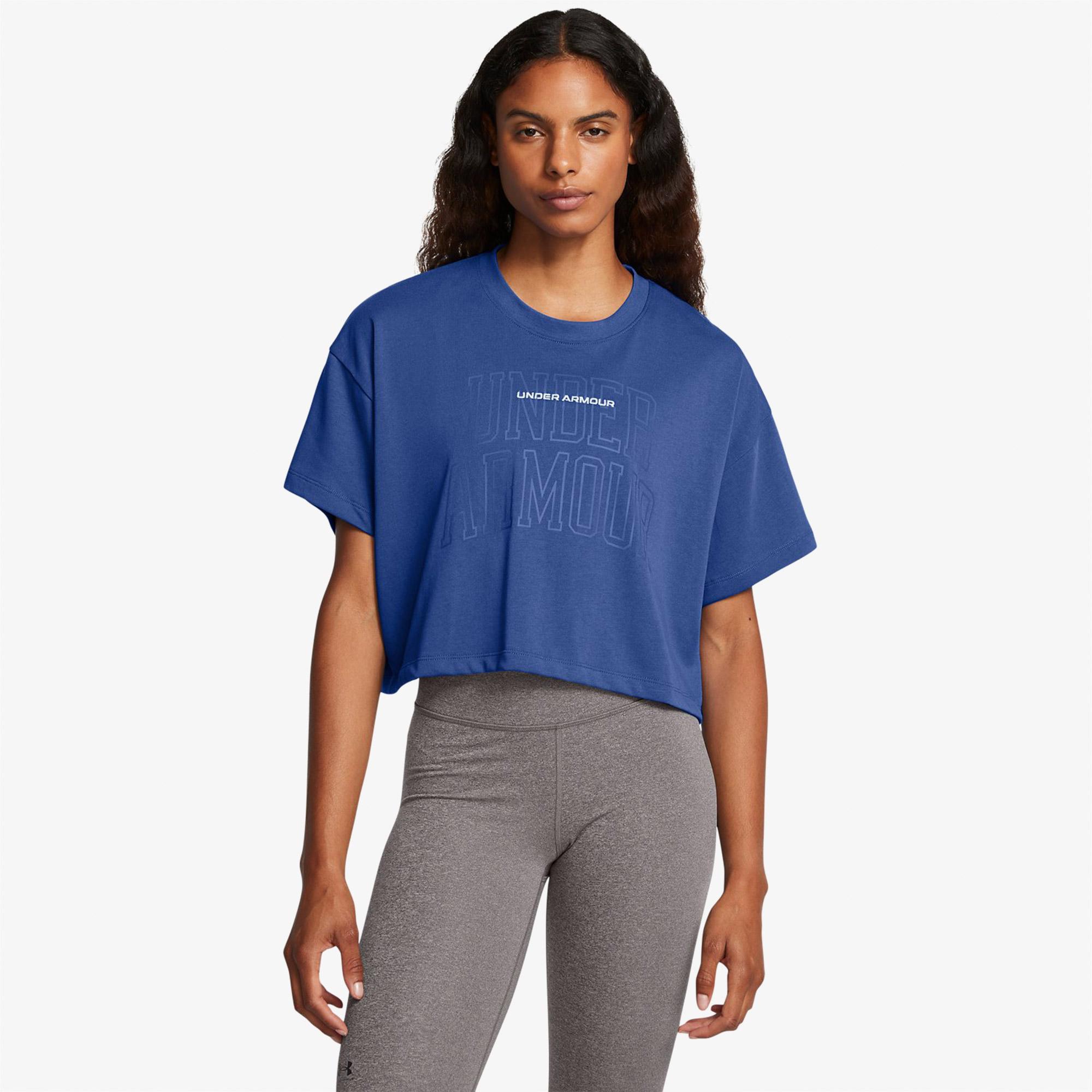 Under Armour Energy Graphics Kadın Mavi T-Shirt