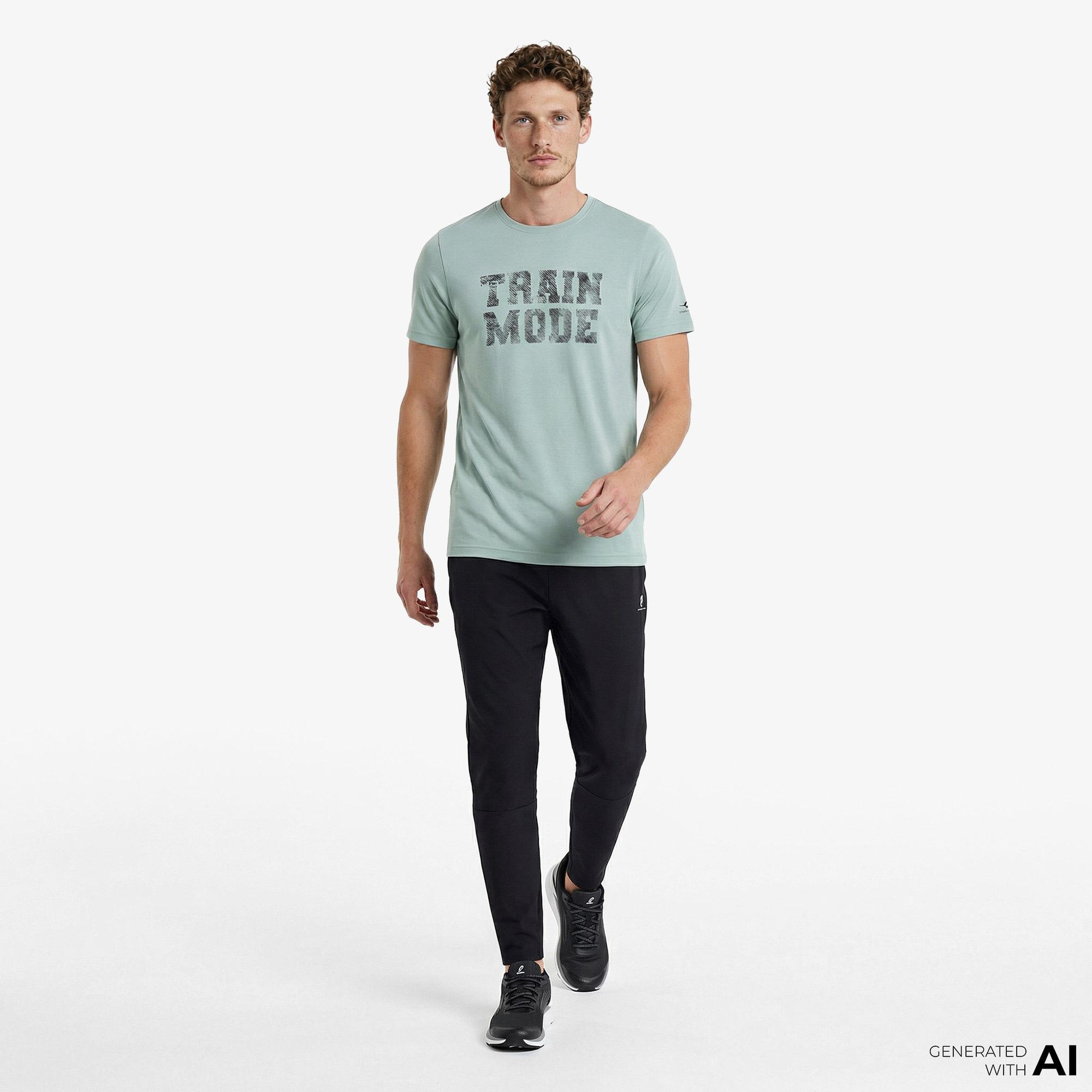 Energetics Tommi Vi Ss Erkek Mavi Antrenman T-Shirt