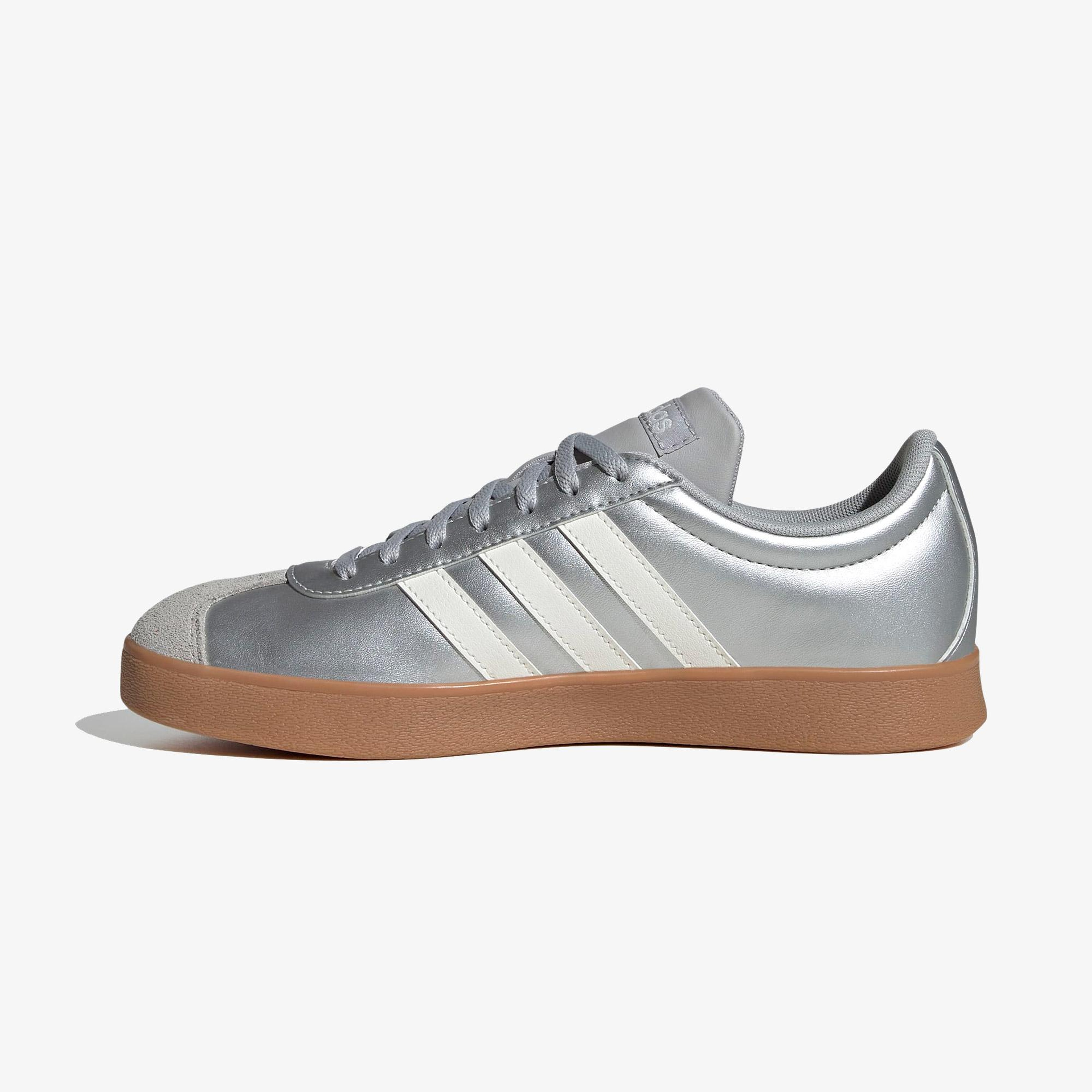 adidas Vl Court Base Kadın Gri Spor Ayakkabı