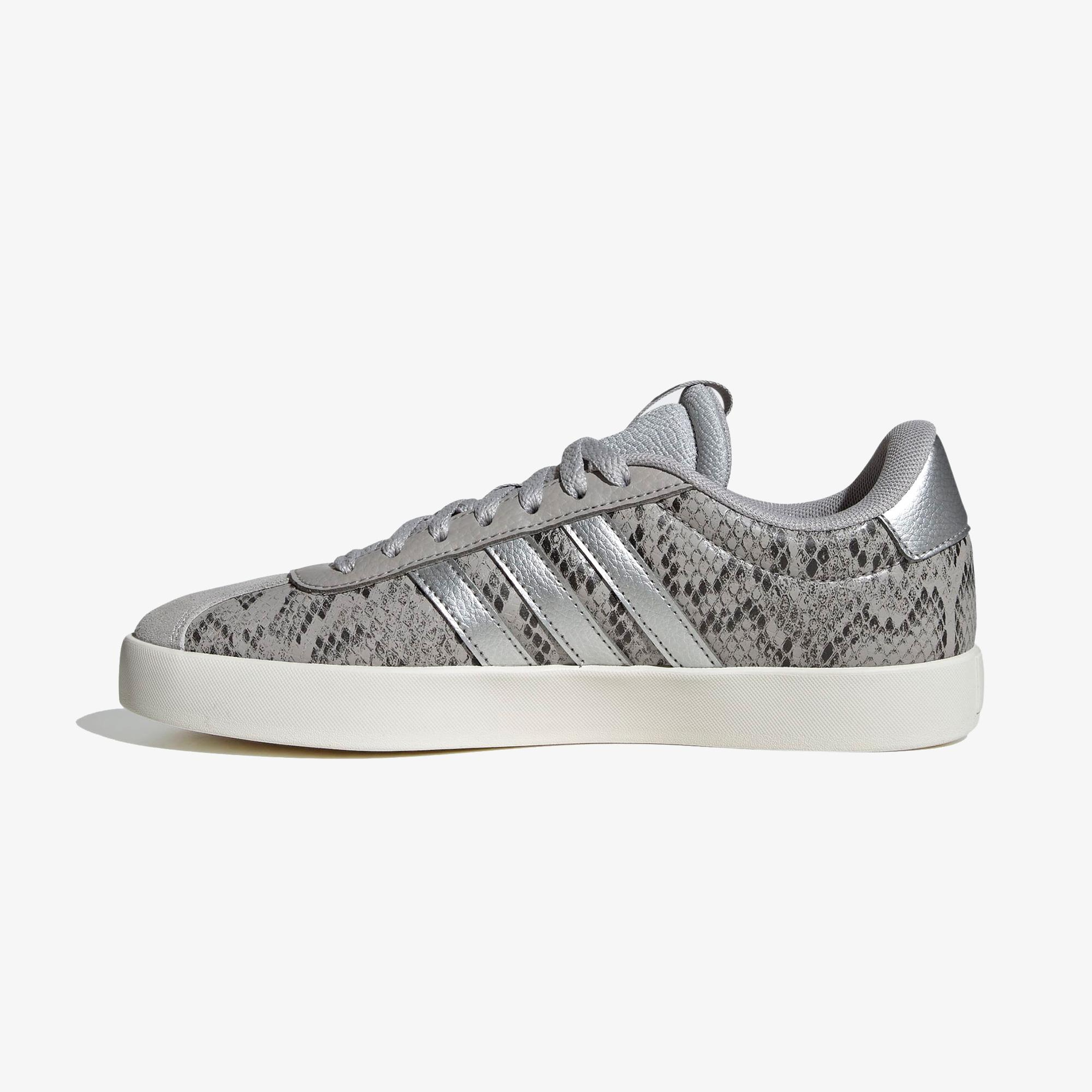 adidas Vl Court 3.0 Kadın Gri Spor Ayakkabı