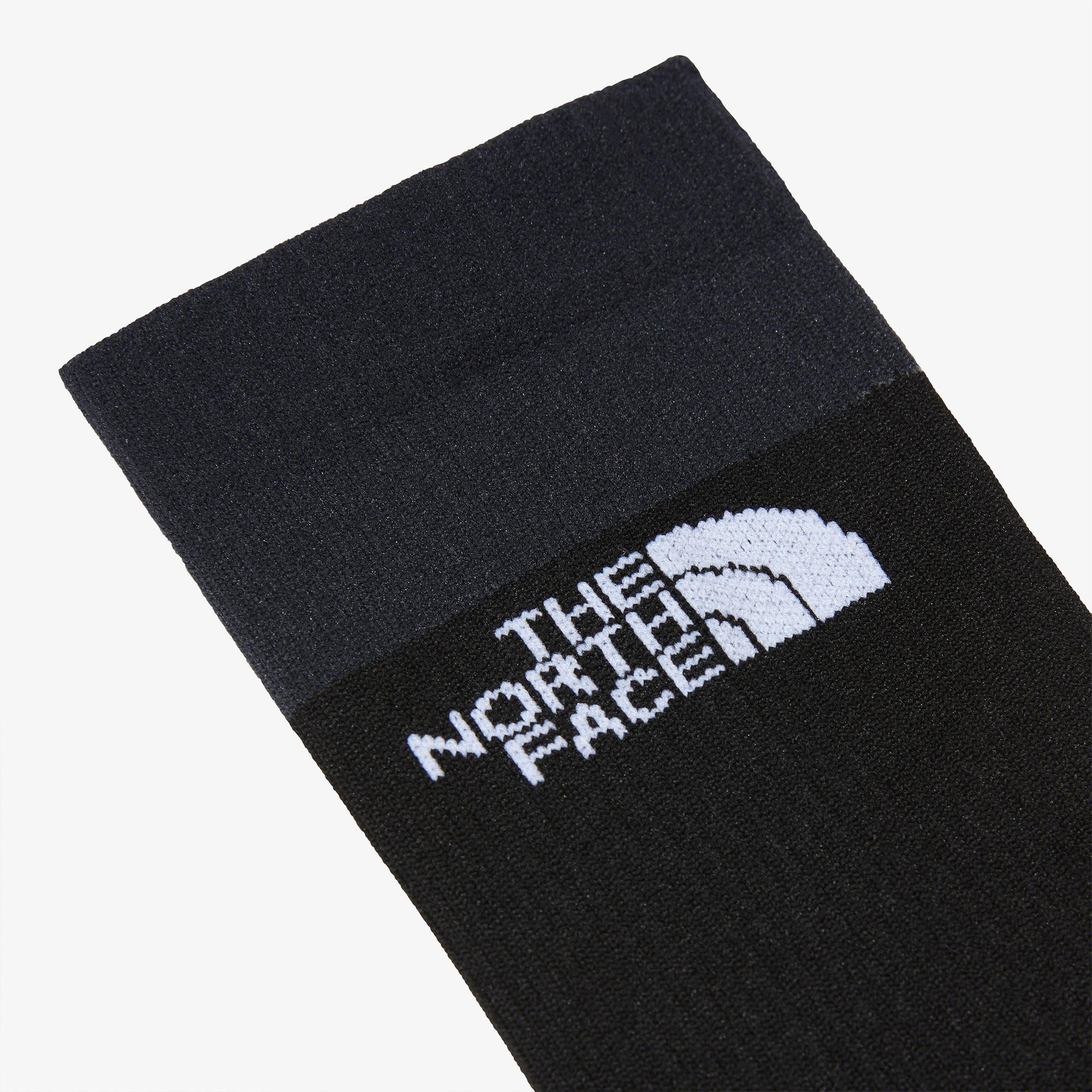 The North Face Trail Run Crew Unisex Siyah Koşu Çorabı