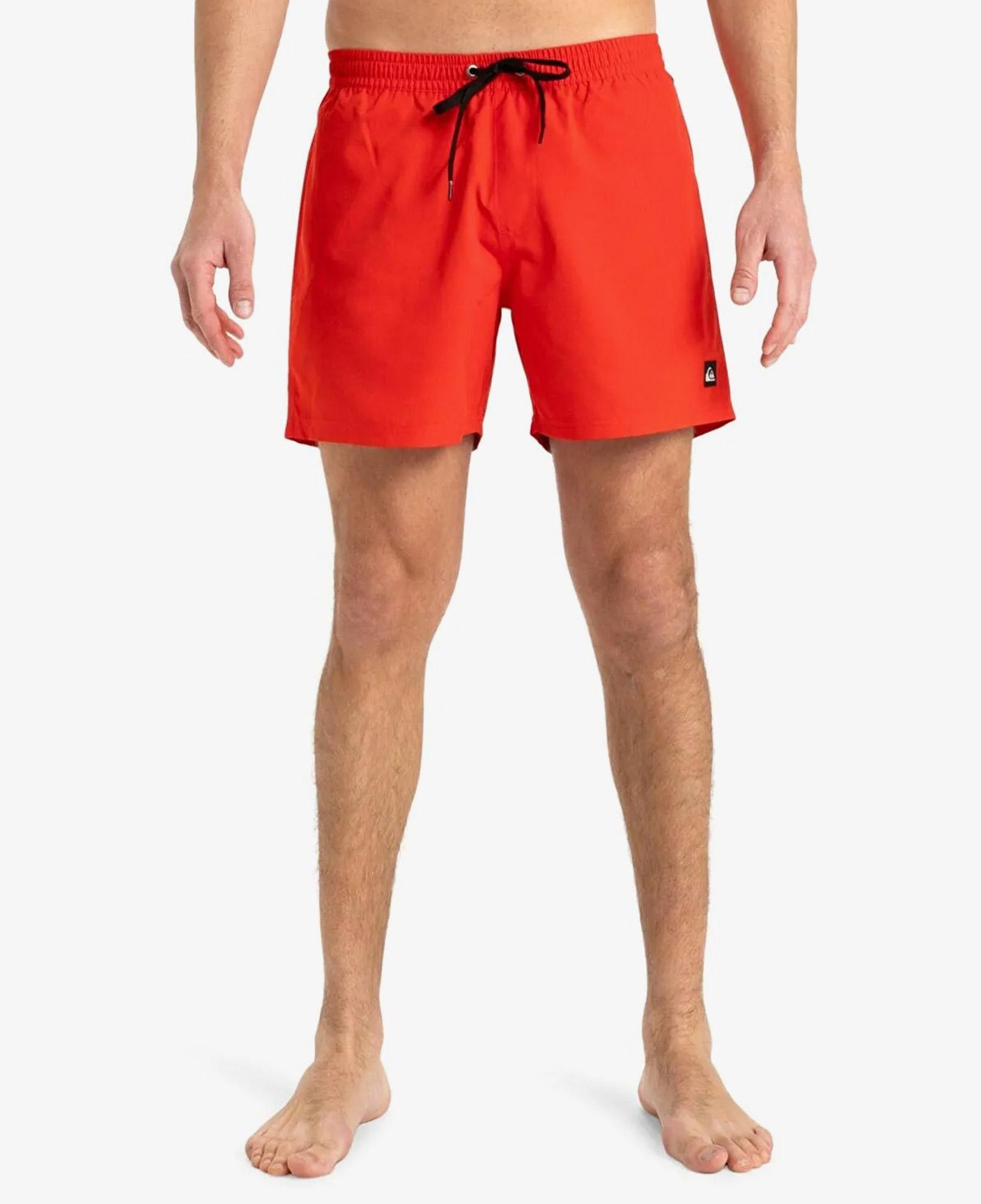 Quiksilver Everyday Solid Volley 15 Erkek Kırmızı Deniz Şortu