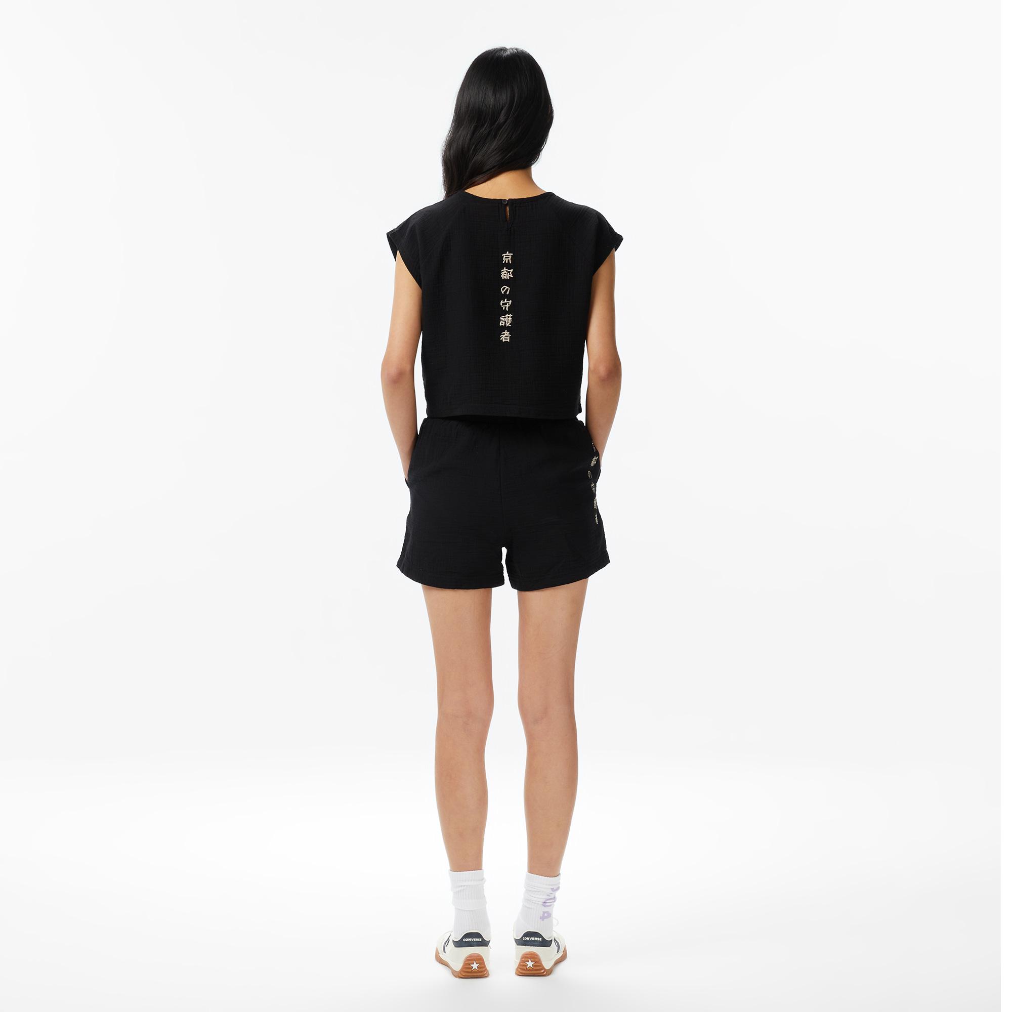 UNITED4 Regular Fit Kadın Siyah Şort