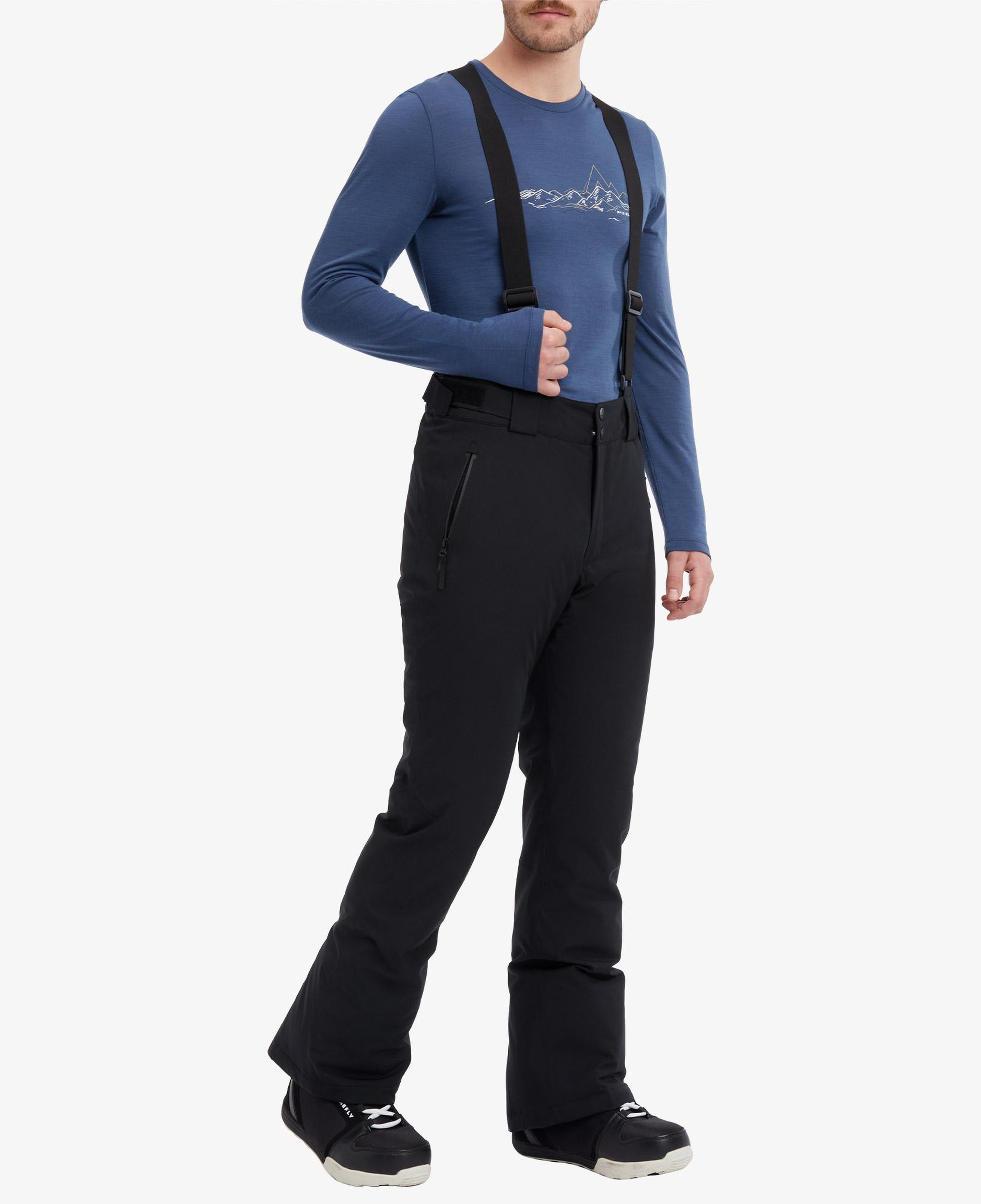 McKinley Dave II Erkek Siyah Kayak Pantolonu