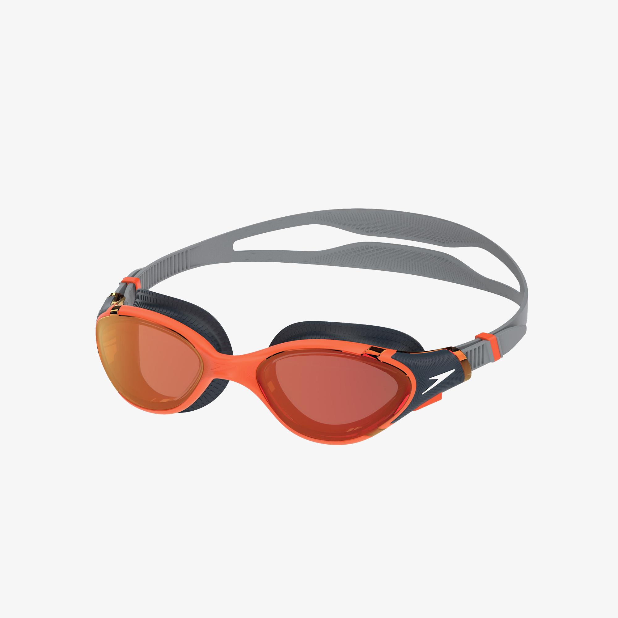 Speedo Biofuse 2.0 Mirror Gog Unisex Turuncu Yüzücü Gözlüğü