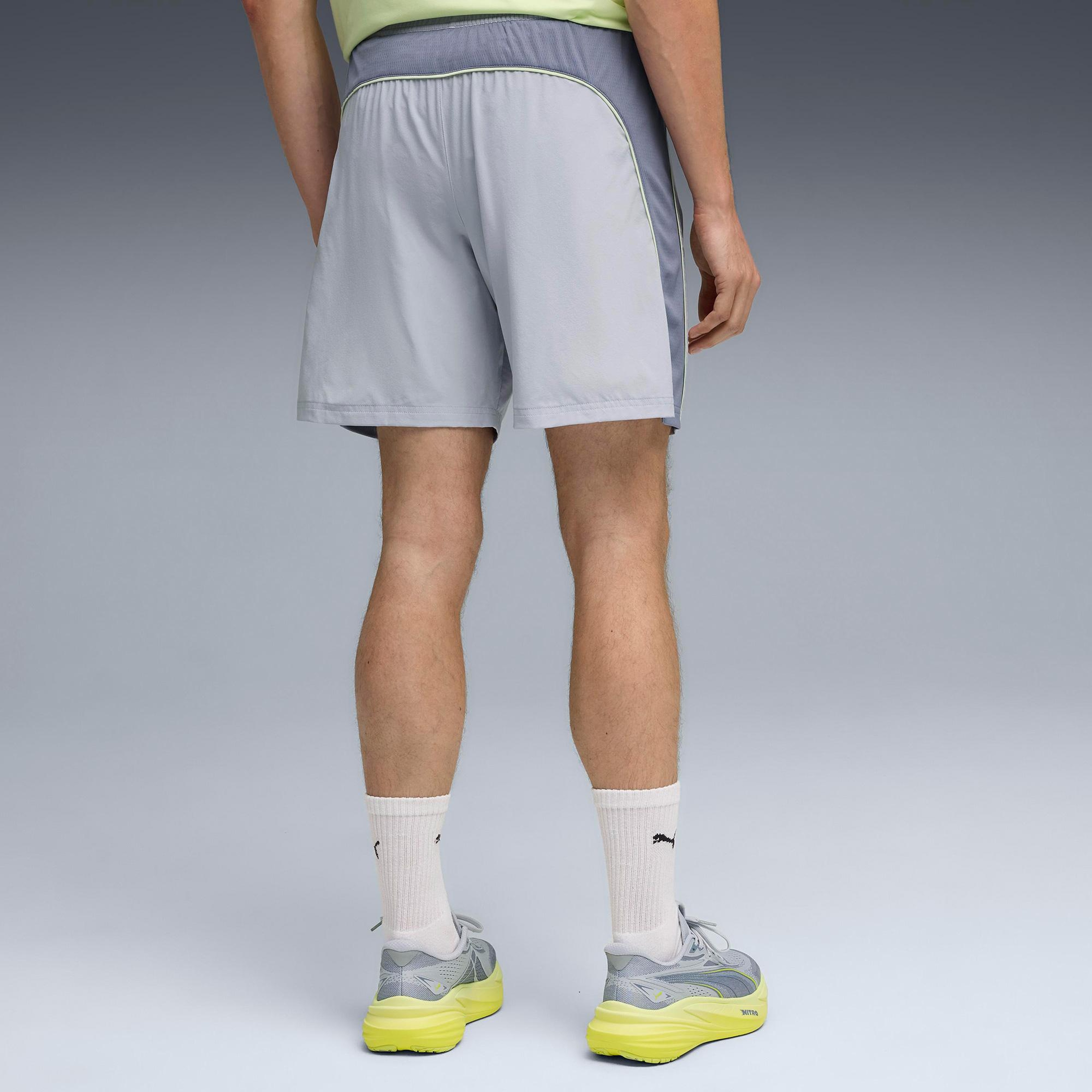 Puma Run Velocity 7 Erkek Gri Koşu Şortu