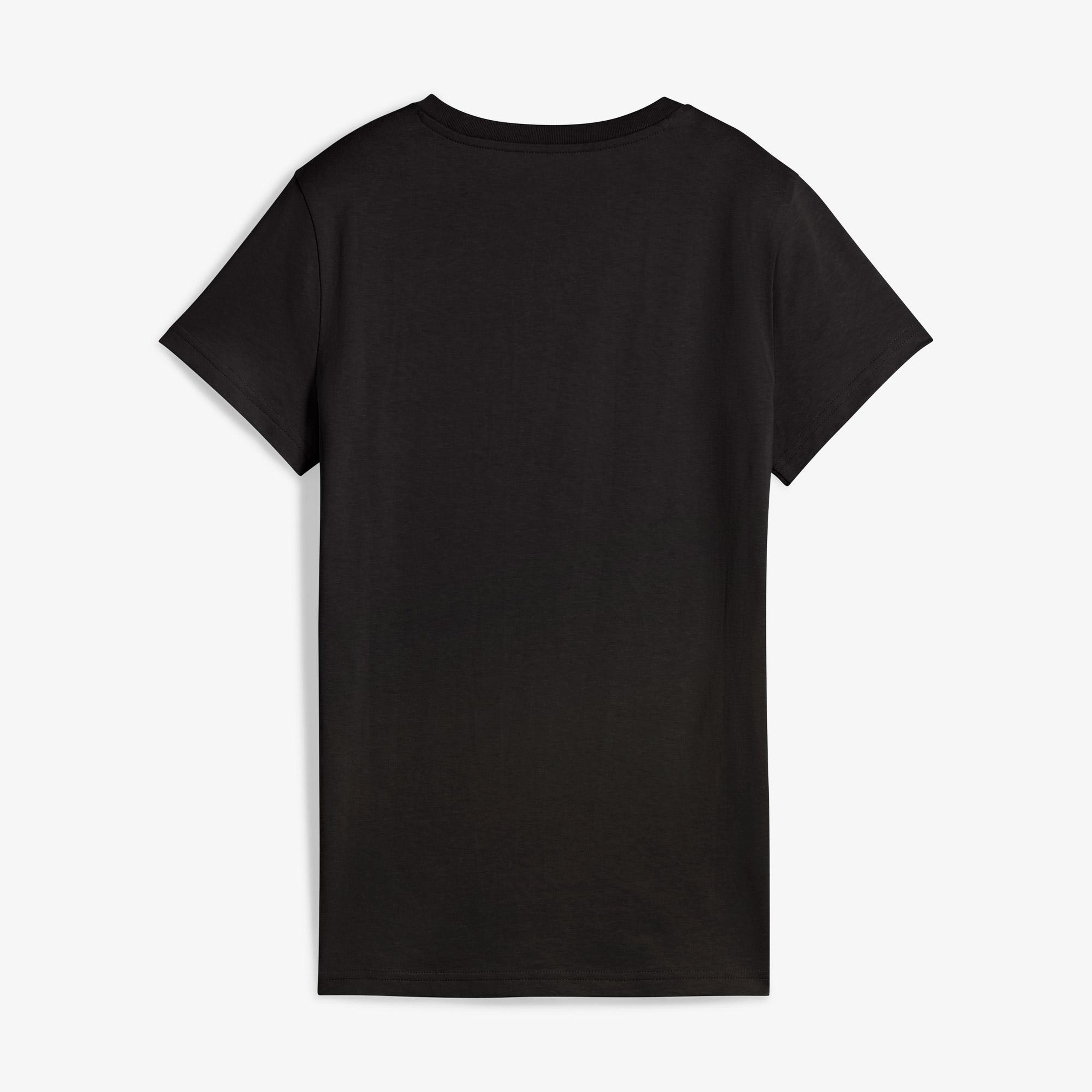 Puma Ess Elevated Kadın Siyah T-Shirt