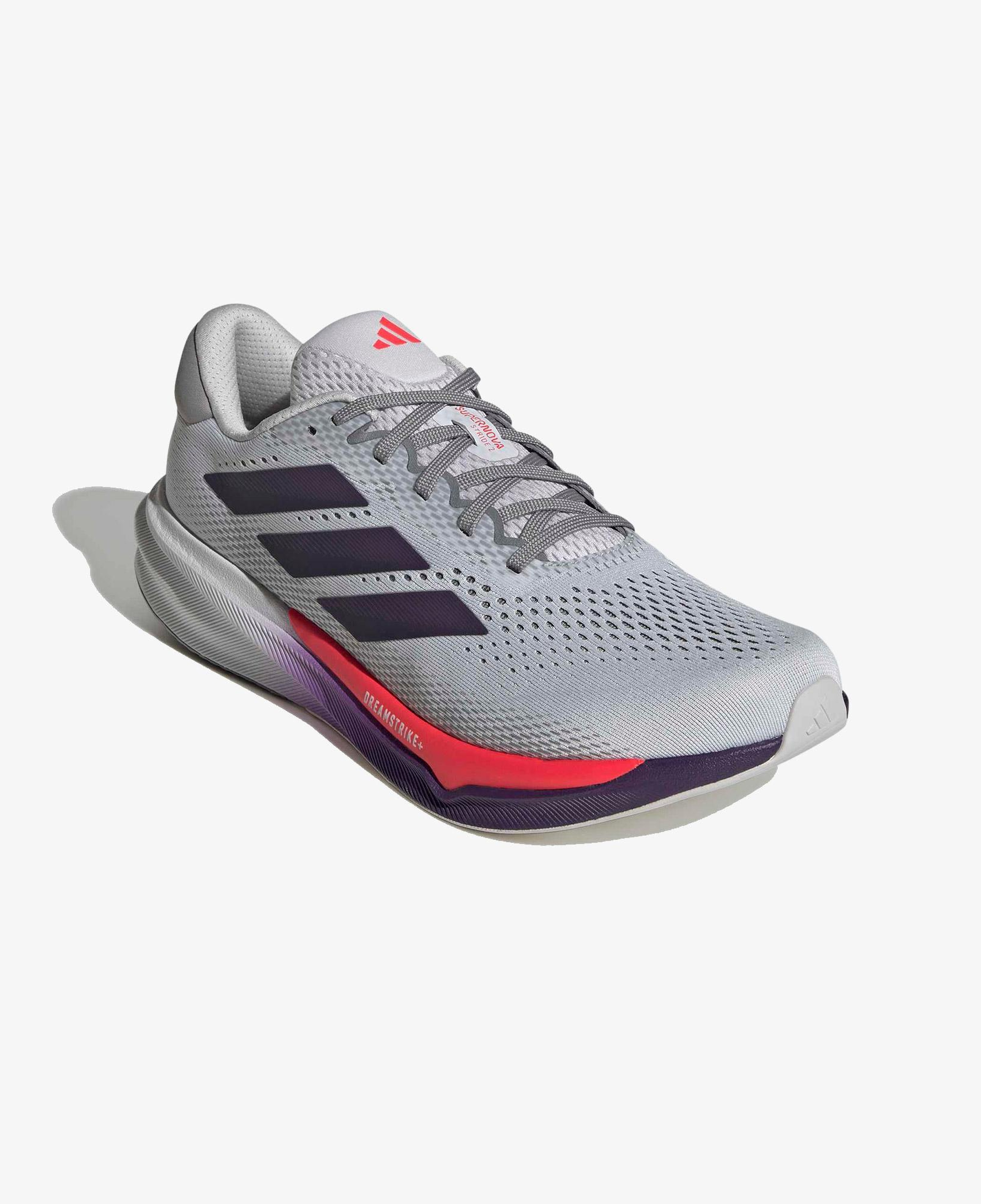 adidas Supernova Stride 2 Erkek Gri Koşu Ayakkabısı