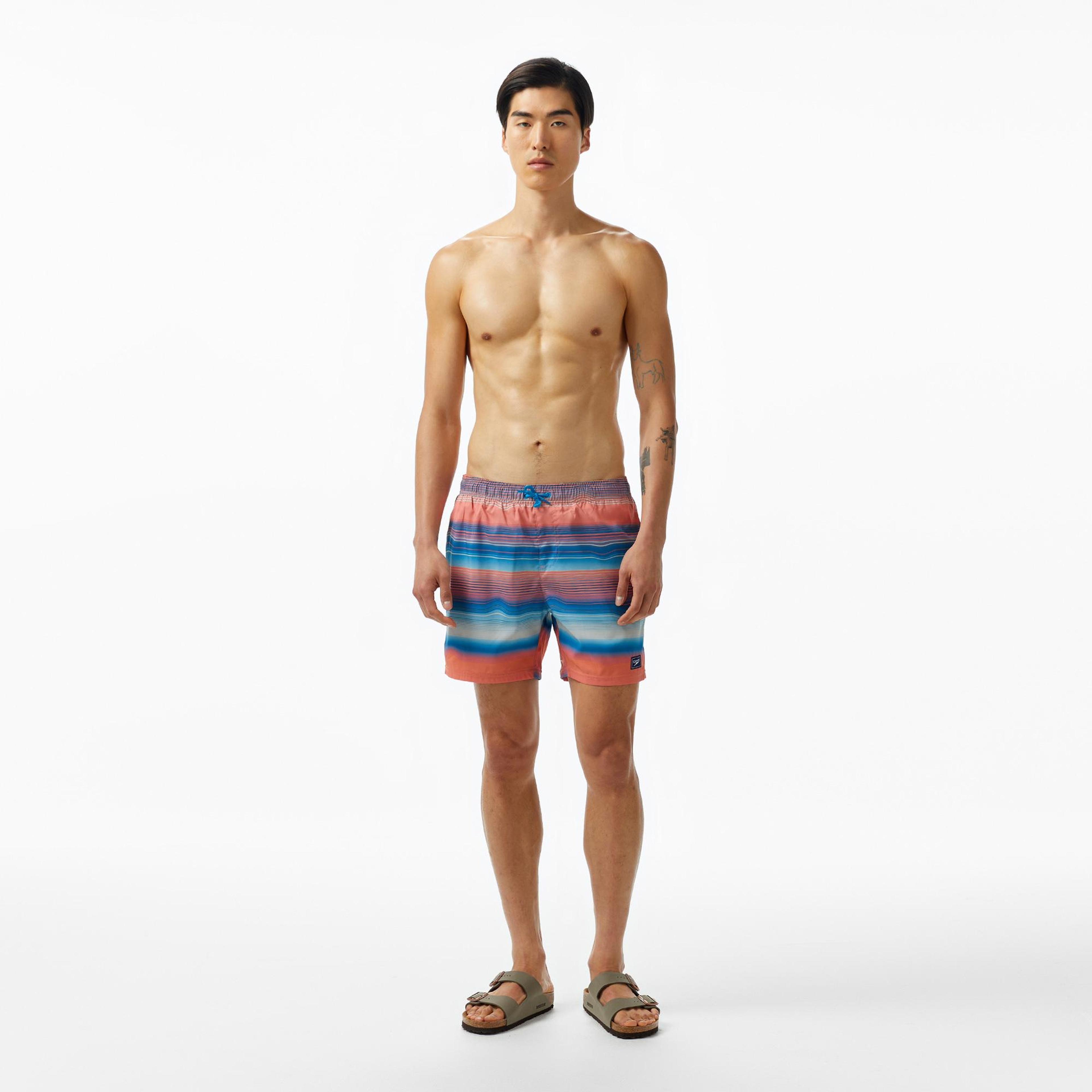 Speedo Placement Leisure 16  Erkek Mavi Deniz Şortu