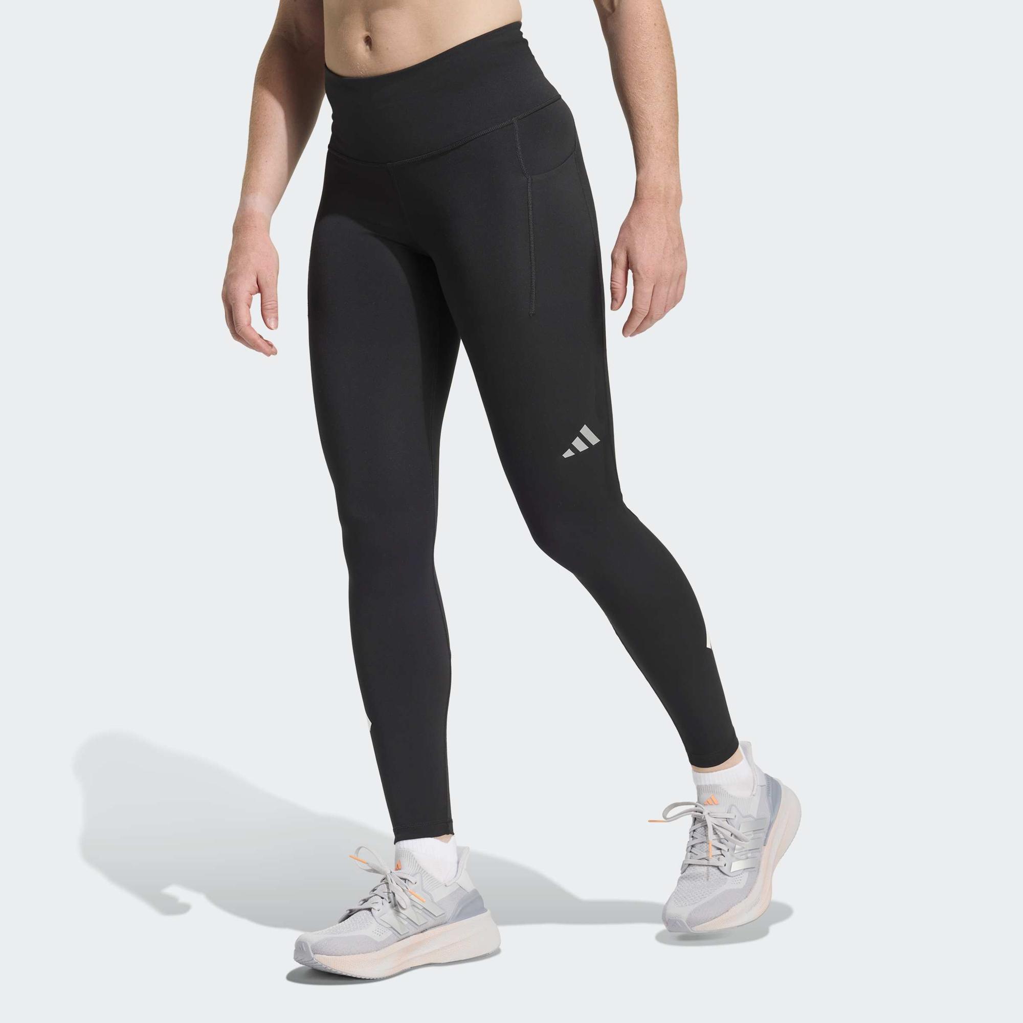 adidas Adi365 Climacool 3 Bantlı Tam Boy Kadın Siyah Koşu Taytı