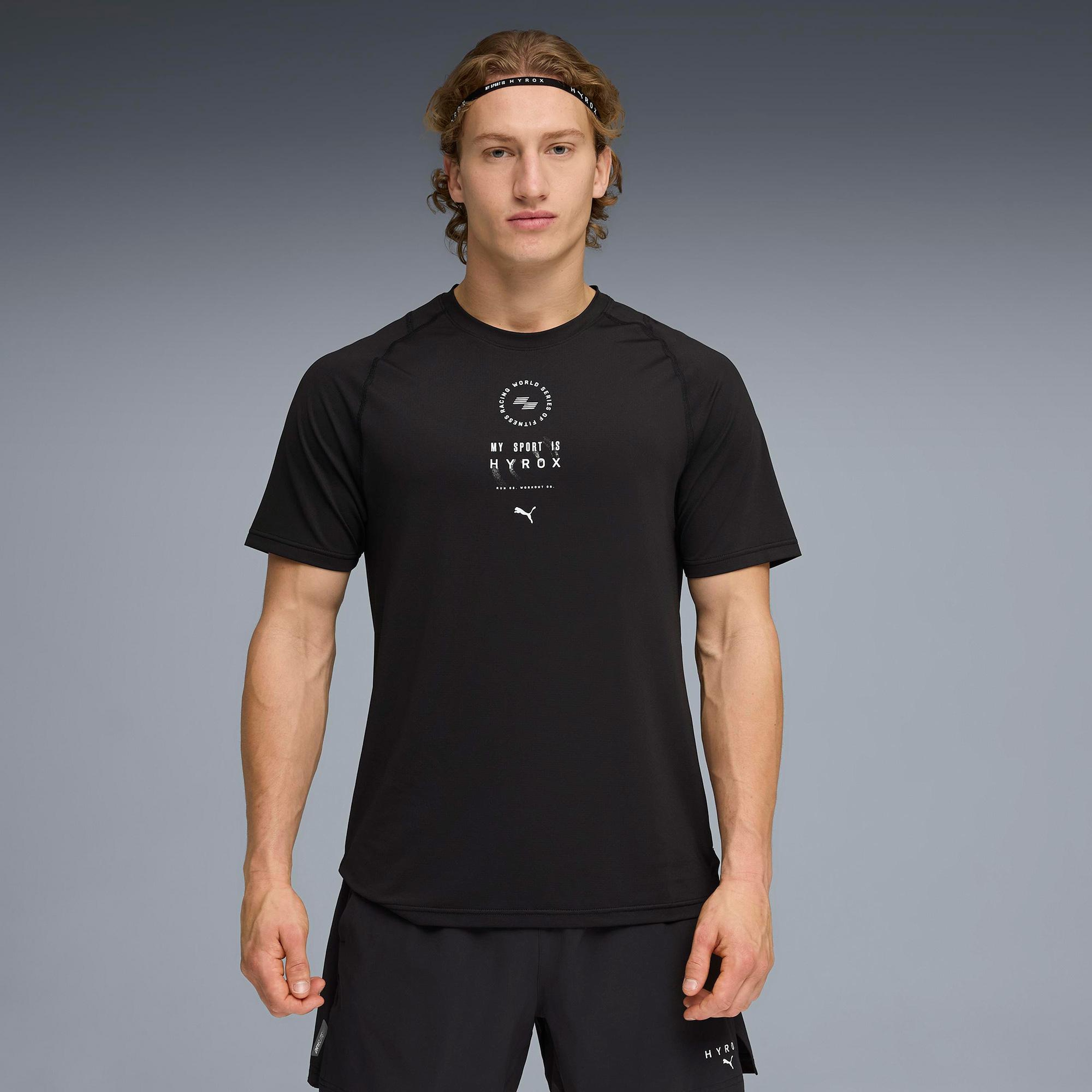 Puma x Hyrox Dryelite Erkek Siyah Antrenman T-Shirt