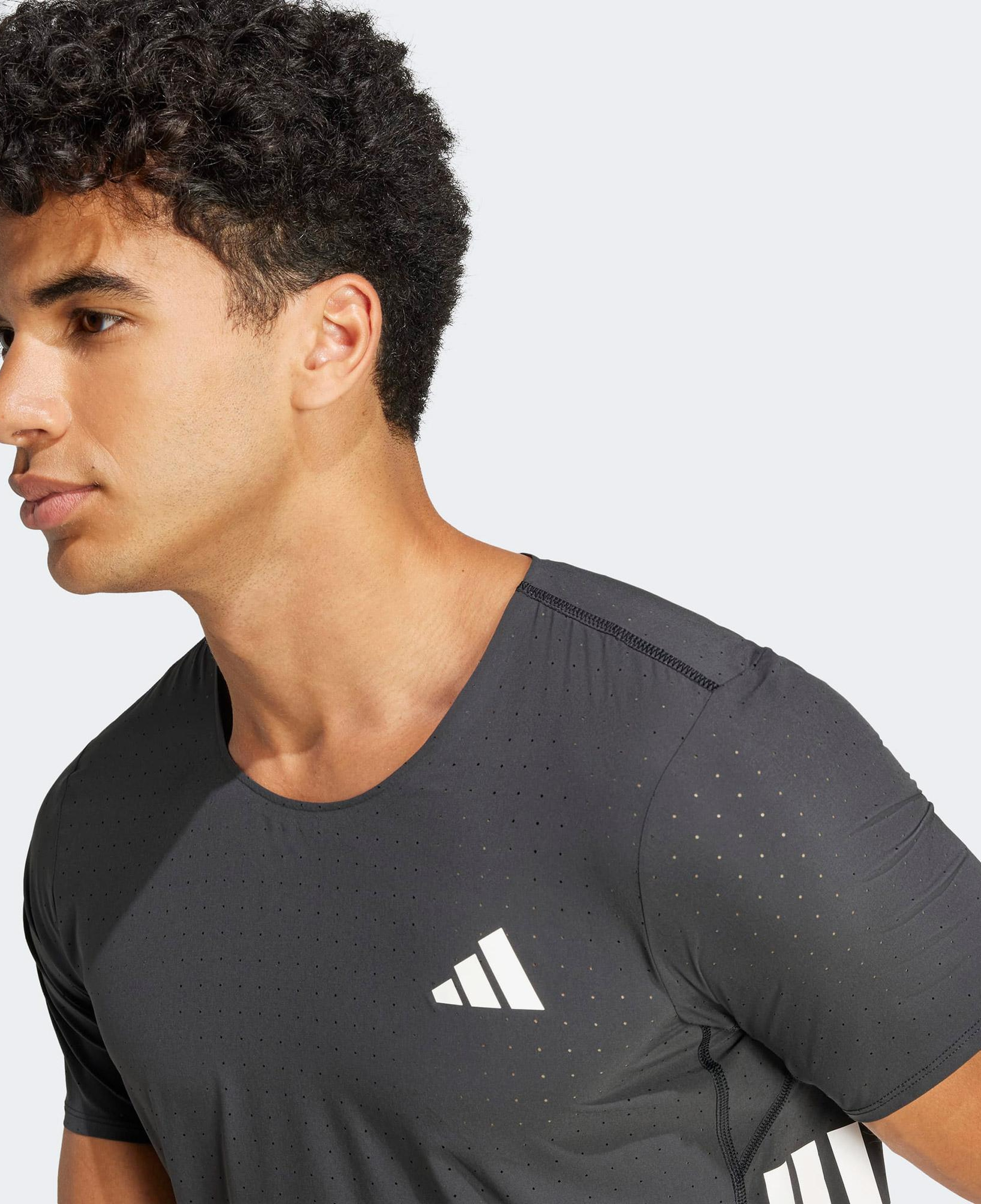 adidas Adizero Running Erkek Siyah Koşu T-Shirt