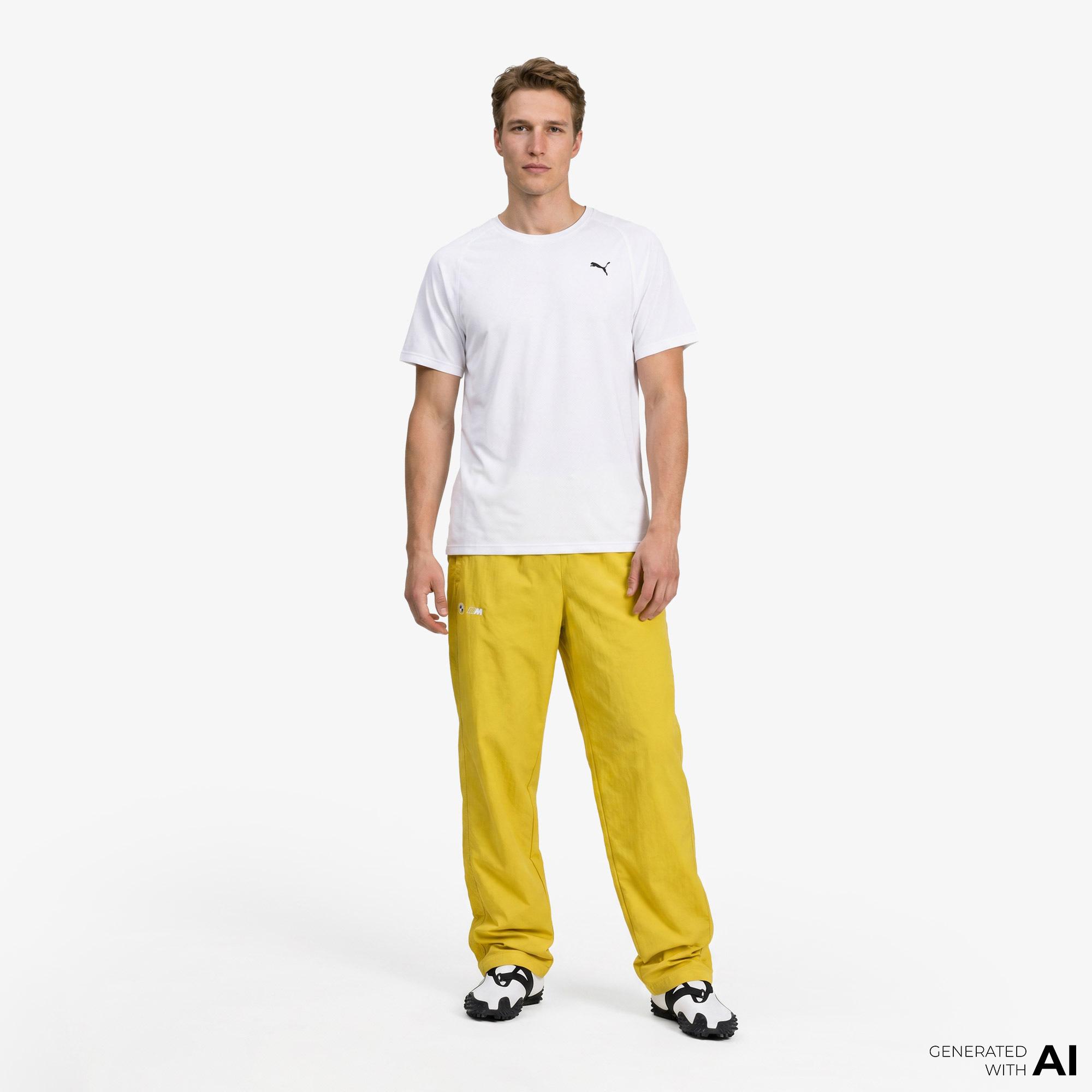Puma Pwrmode Erkek Beyaz Antrenman T-Shirt