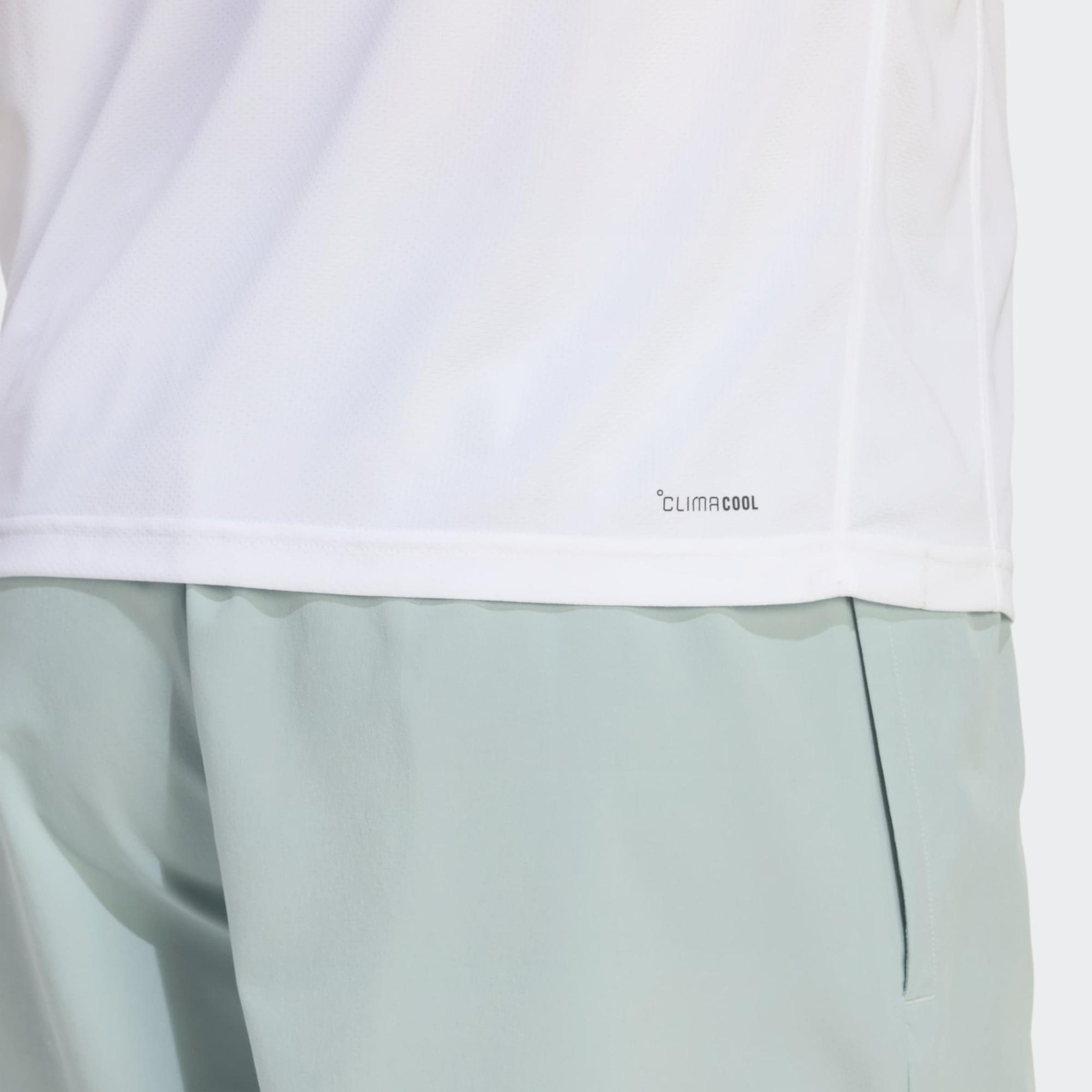 adidas We Bas Erkek Beyaz Antrenman Polo