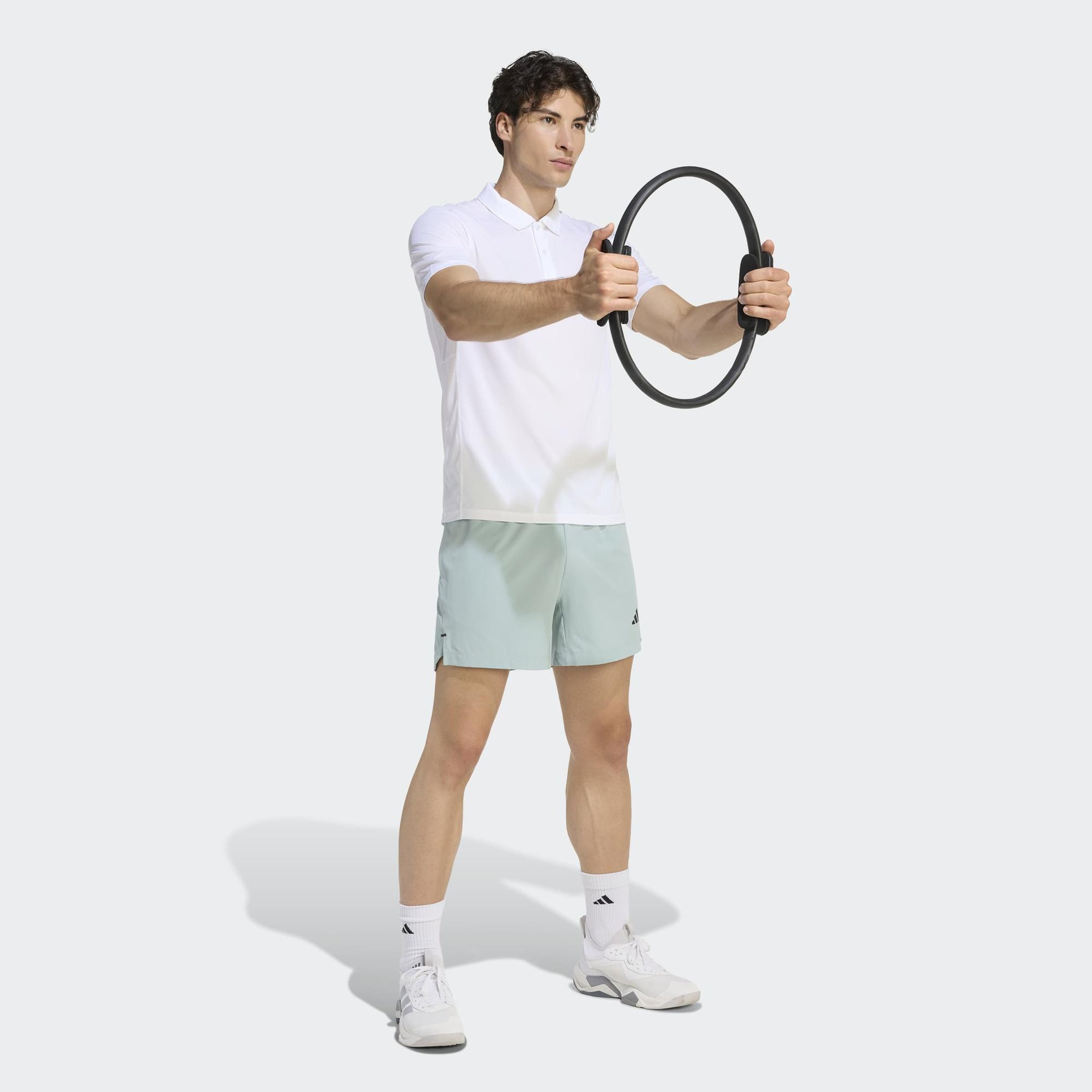 adidas We Bas Erkek Beyaz Antrenman Polo