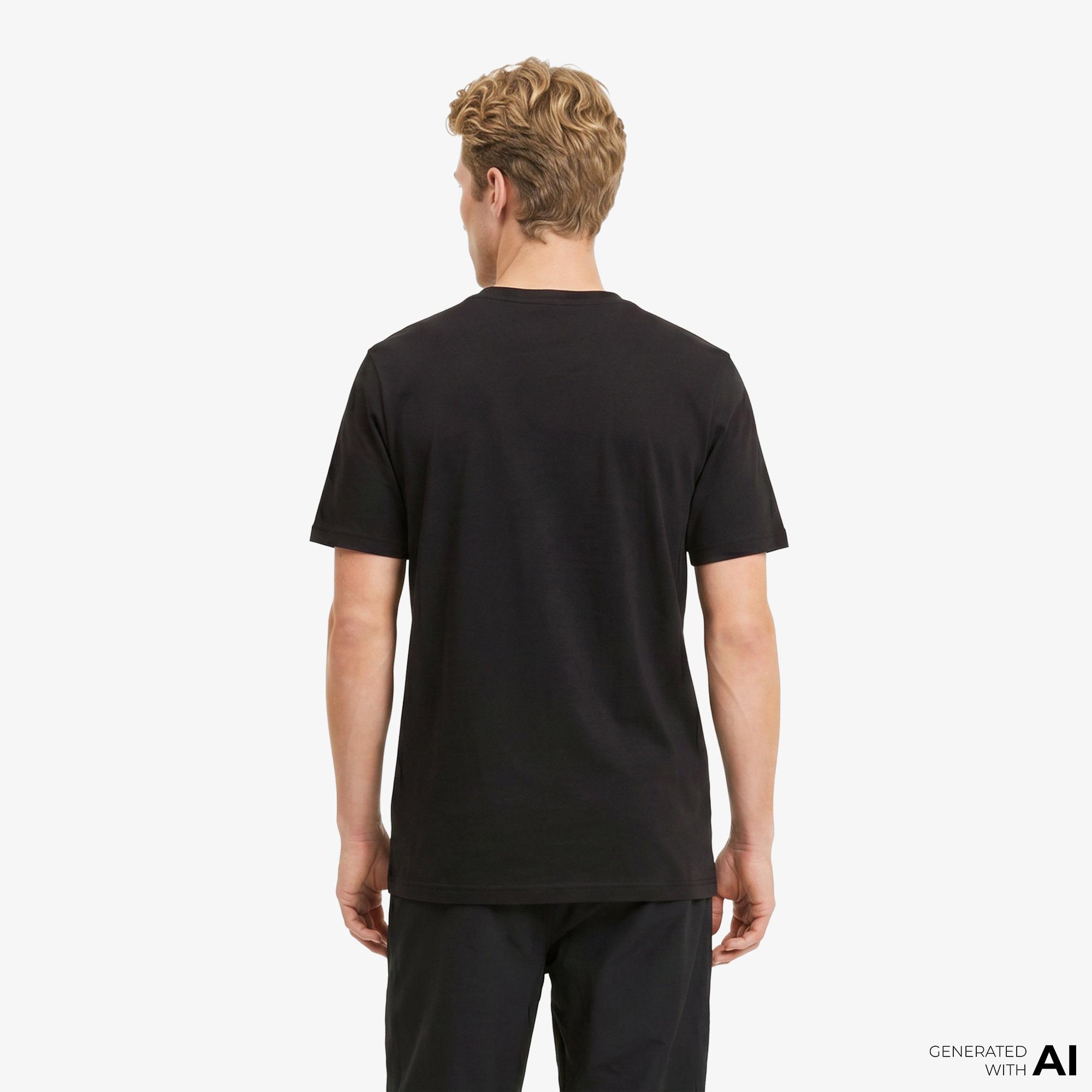 Puma Graphic 1 Erkek Siyah Antrenman T-Shirt